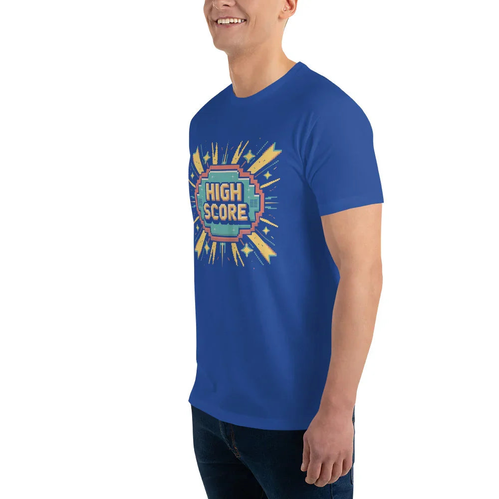 High Score Arcade Gaming T Shirt – Retro Pixel Shooter Tee - RaZits