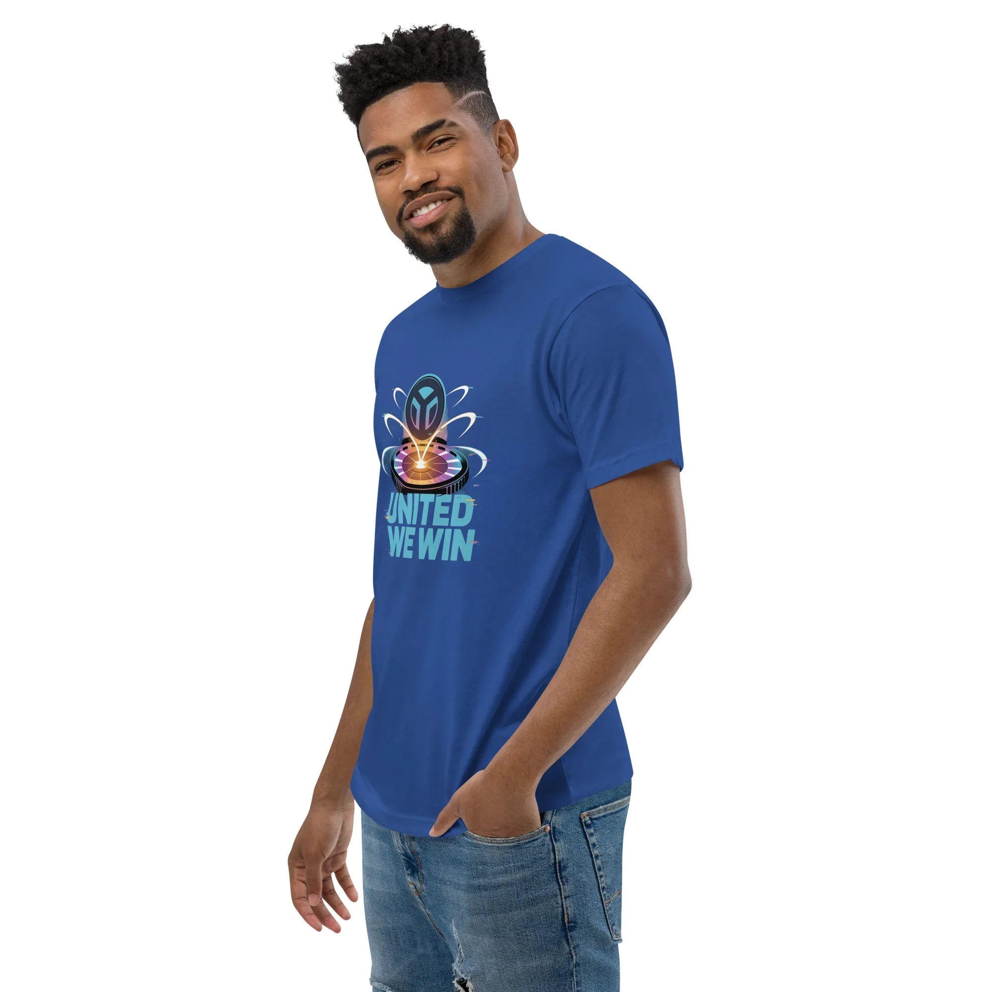 United We Win Hero Shooter T-Shirt - RaZits