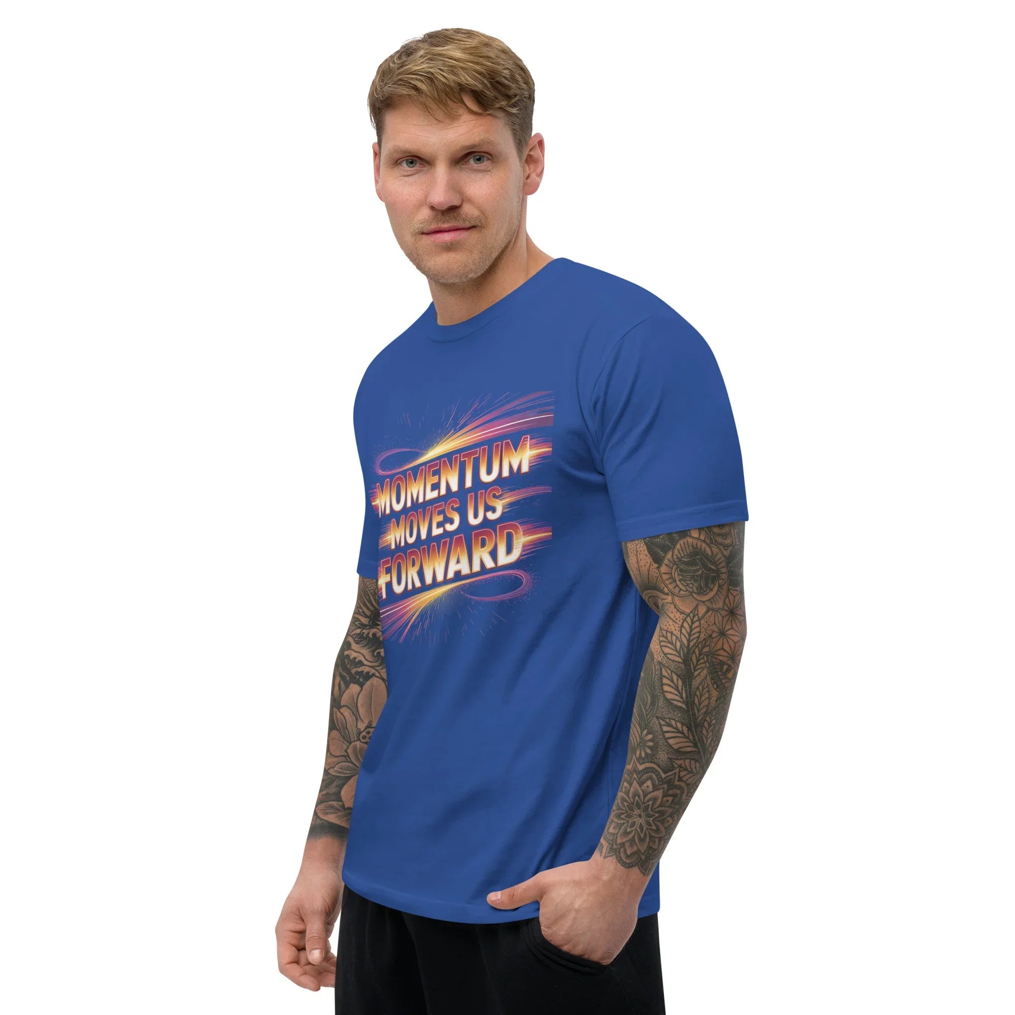 Momentum Moves Us Forward Hero Shooter T-Shirt - RaZits