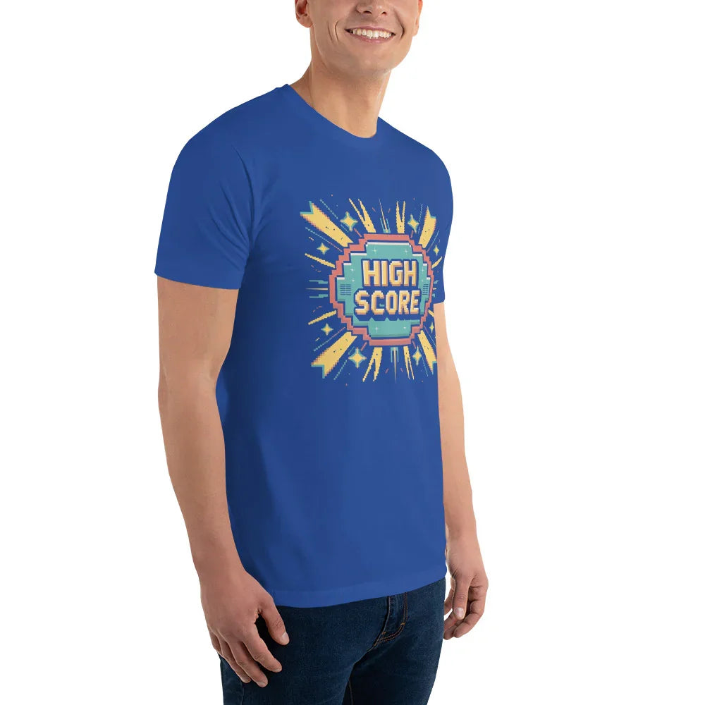 High Score Arcade Gaming T Shirt – Retro Pixel Shooter Tee - RaZits