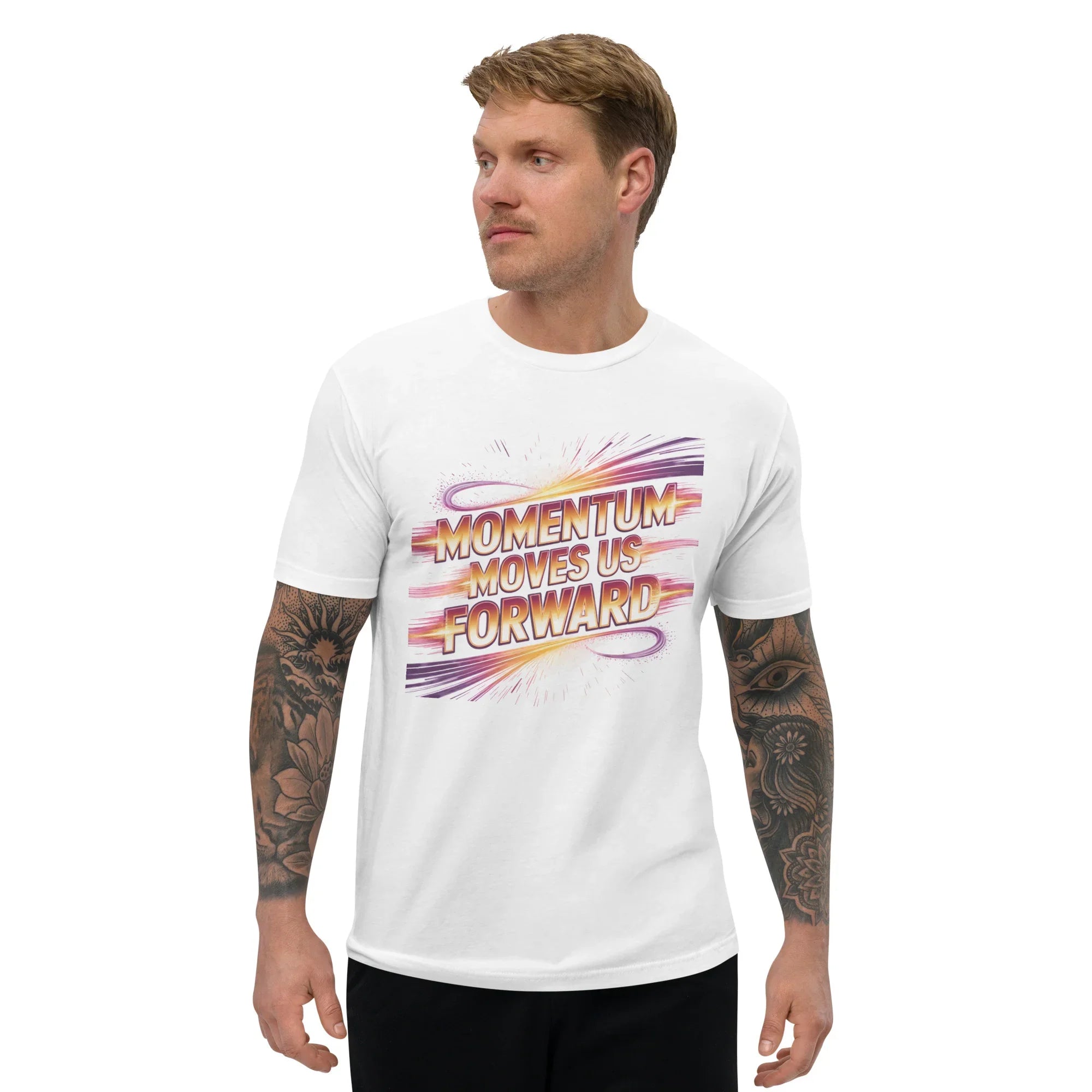 Momentum Moves Us Forward Hero Shooter T-Shirt - RaZits