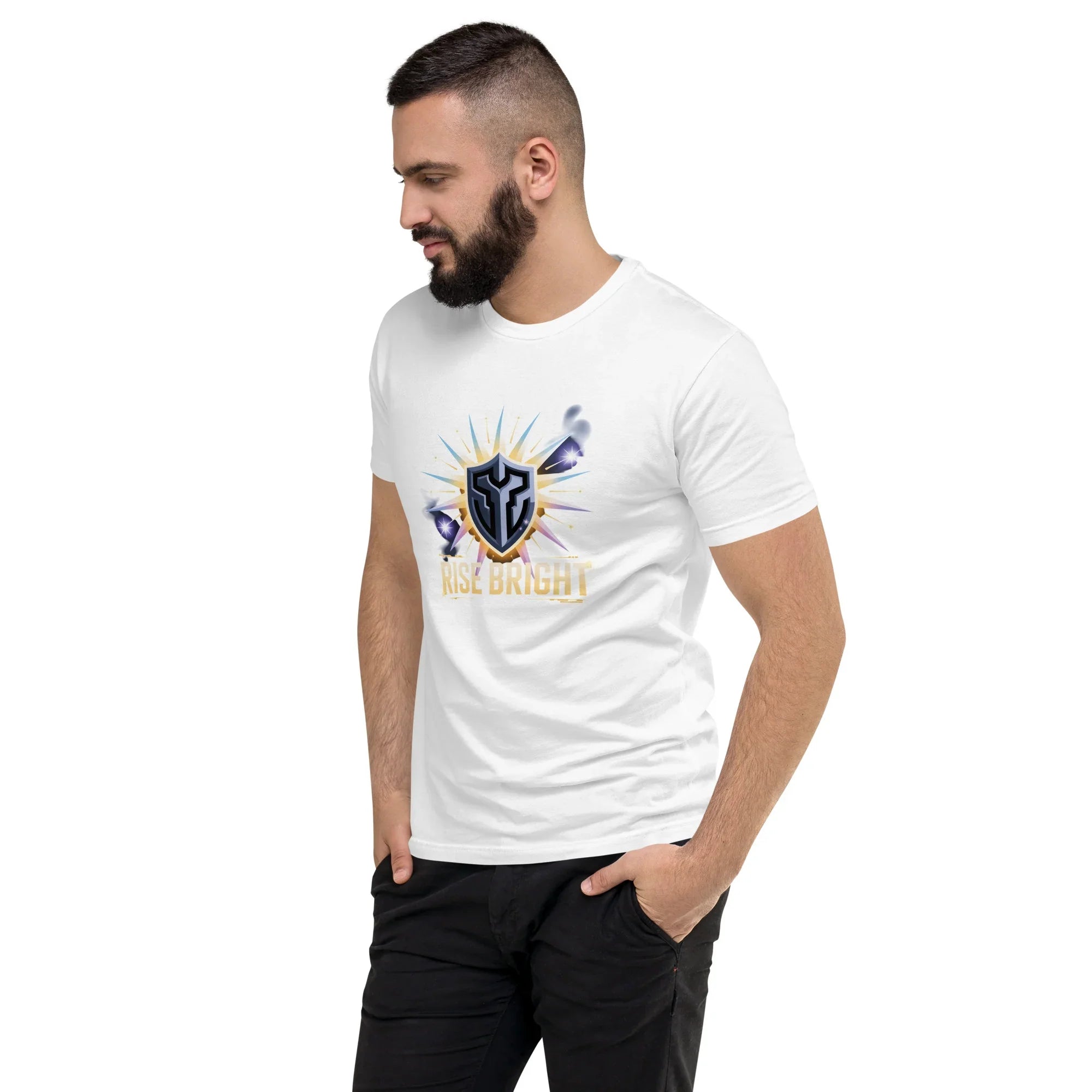 Rise Bright Starburst Hero Shooter T-Shirt - RaZits