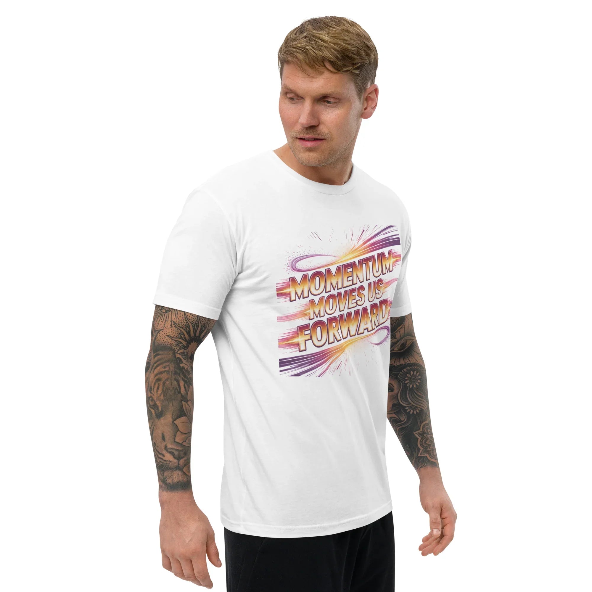 Momentum Moves Us Forward Hero Shooter T-Shirt - RaZits