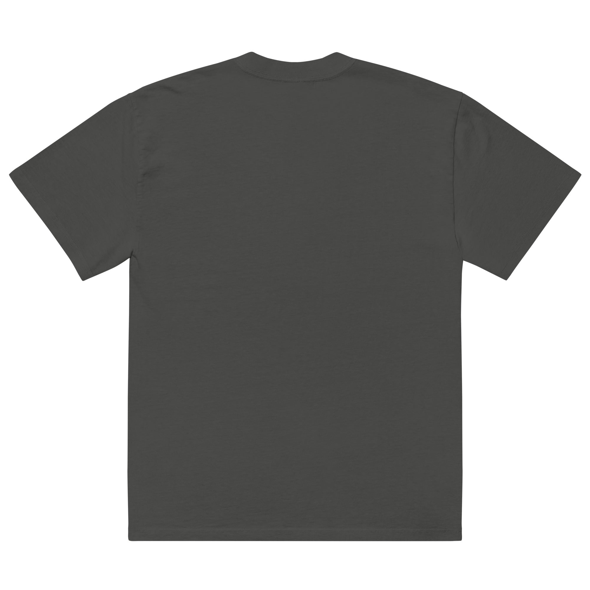 Plain back of the Faded Coal Dew Watch Technician tee