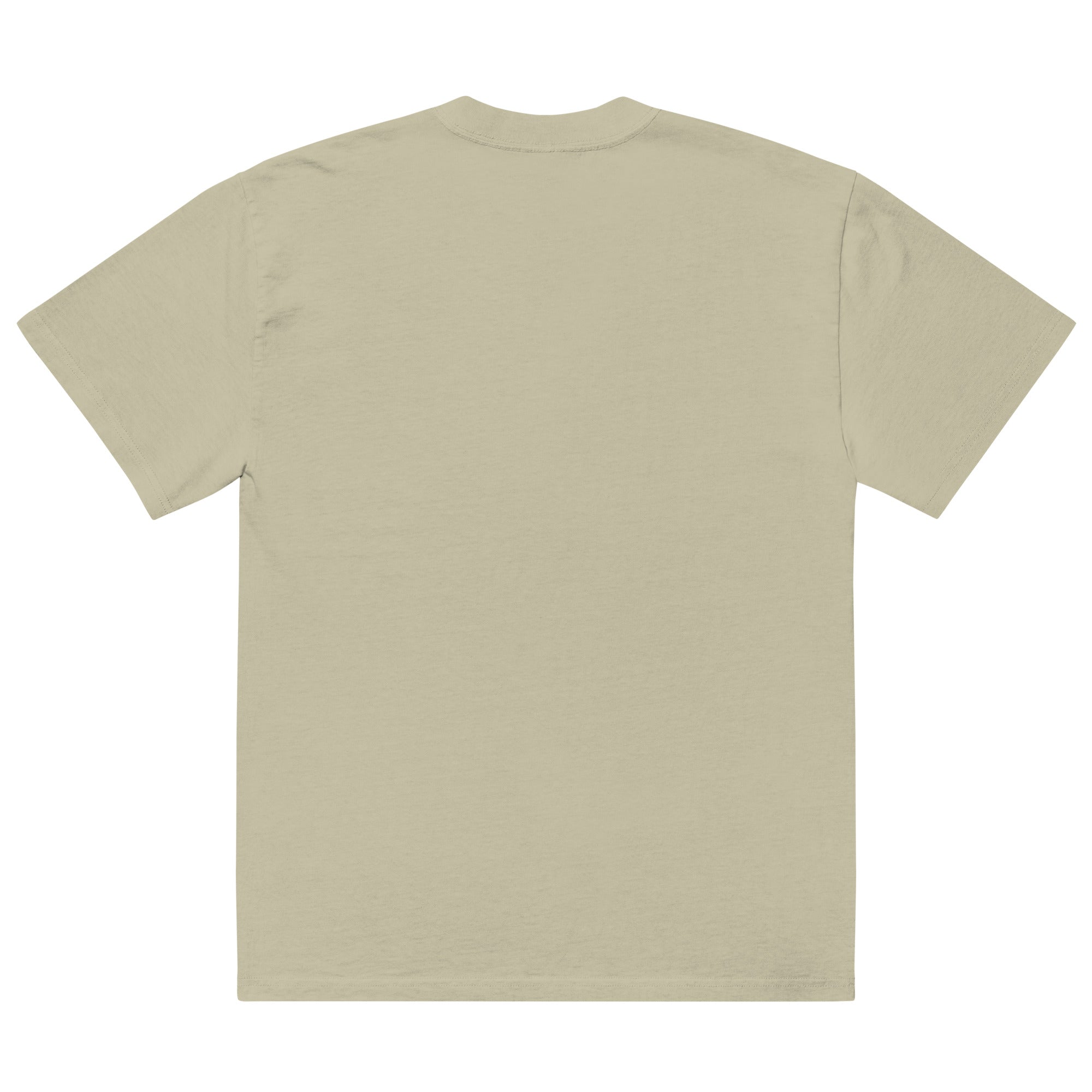 Plain back of the Faded Eucalyptus Driveway Doubles Devotee tee