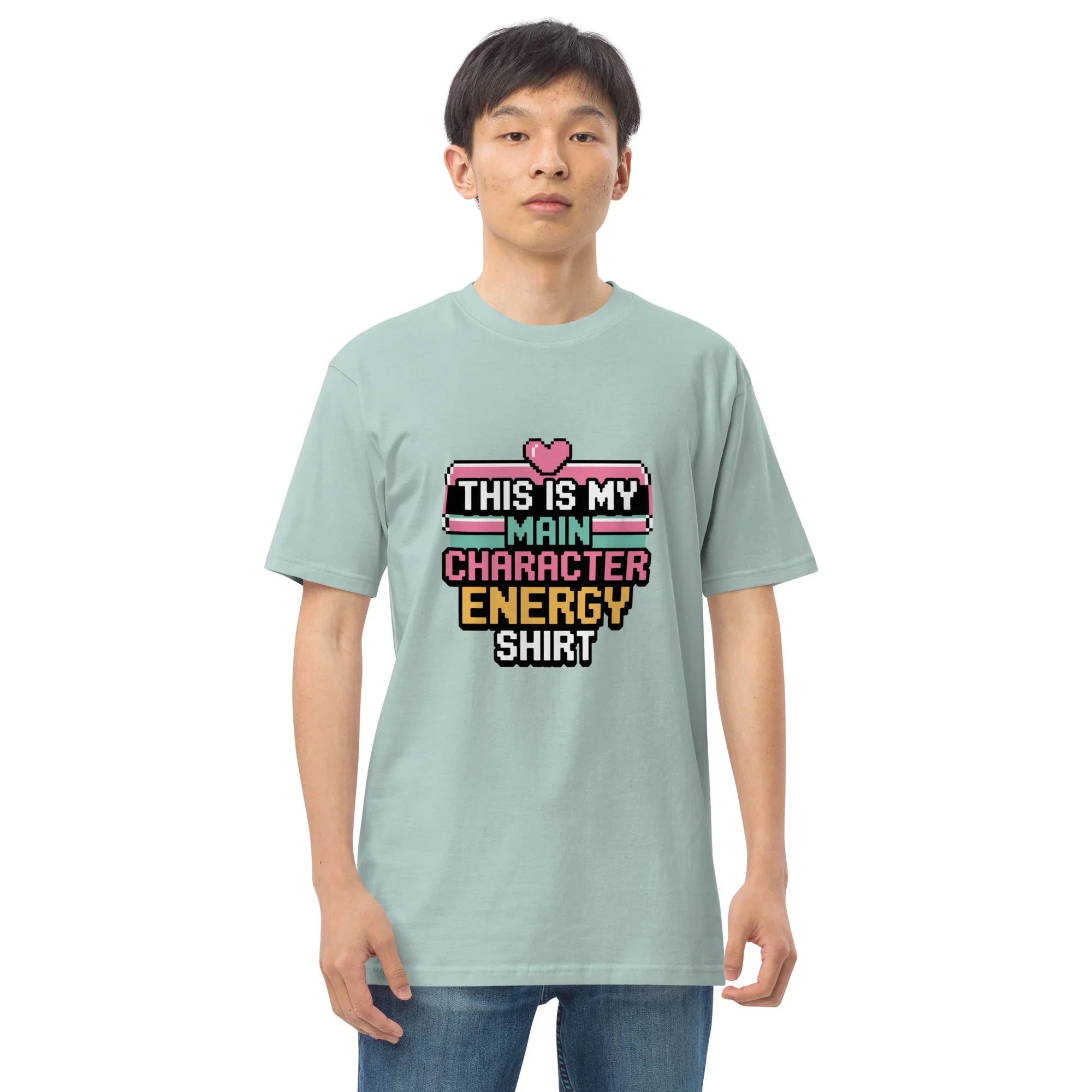 Main Character Energy Shirt – Pixel Gamer Vibes Tee - RaZits
