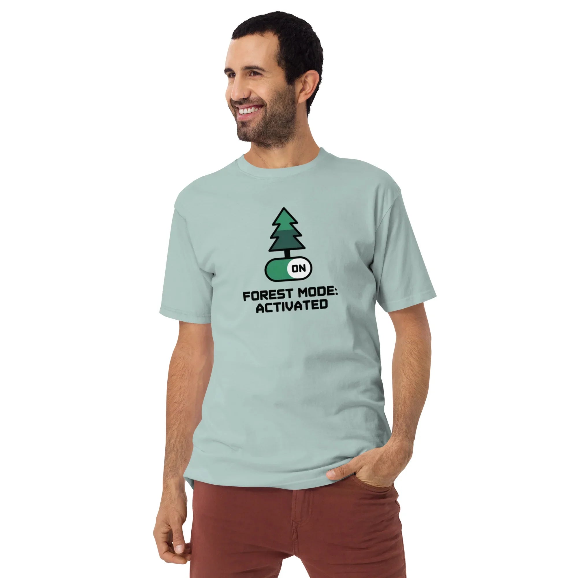Forest Mode: Activated Tee – Nature Switch Graphic Shirt - RaZits