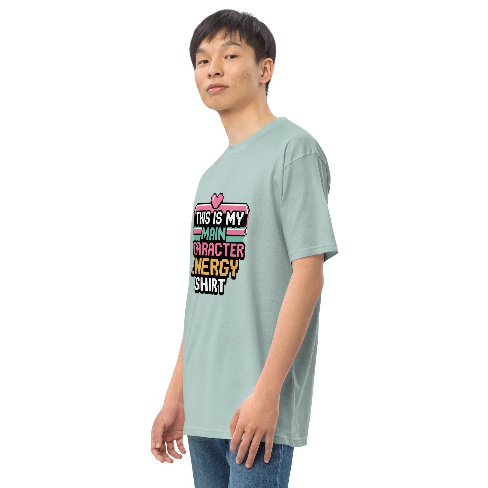 Main Character Energy Shirt – Pixel Gamer Vibes Tee - RaZits