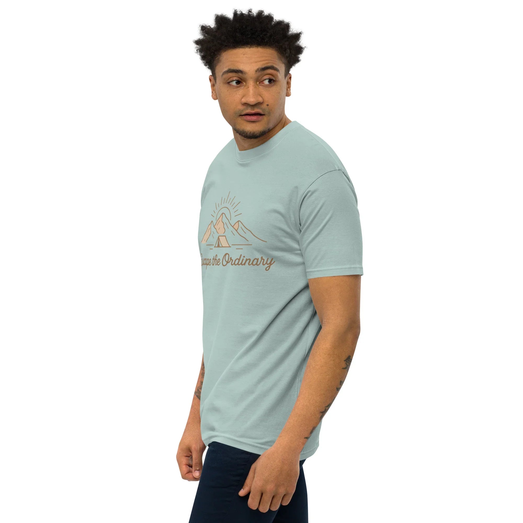 Escape the Ordinary Tee – Mountain Tent Graphic Shirt - RaZits
