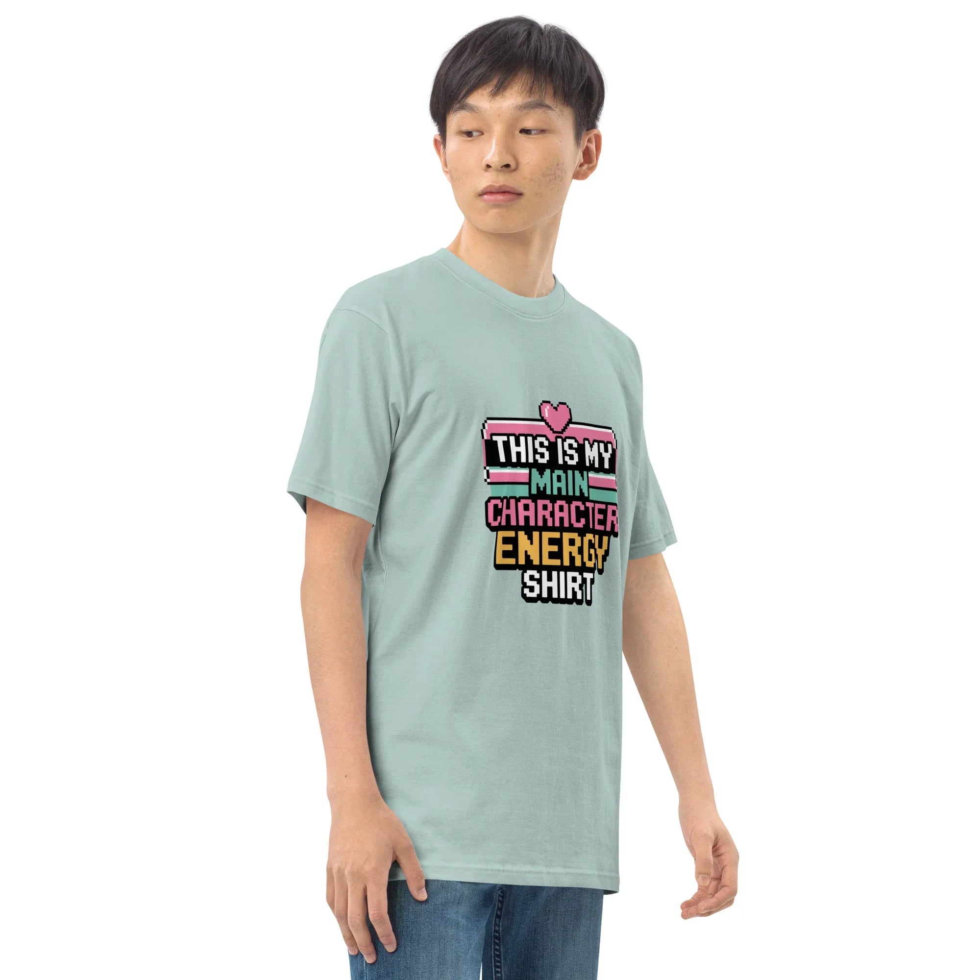 Main Character Energy Shirt – Pixel Gamer Vibes Tee - RaZits