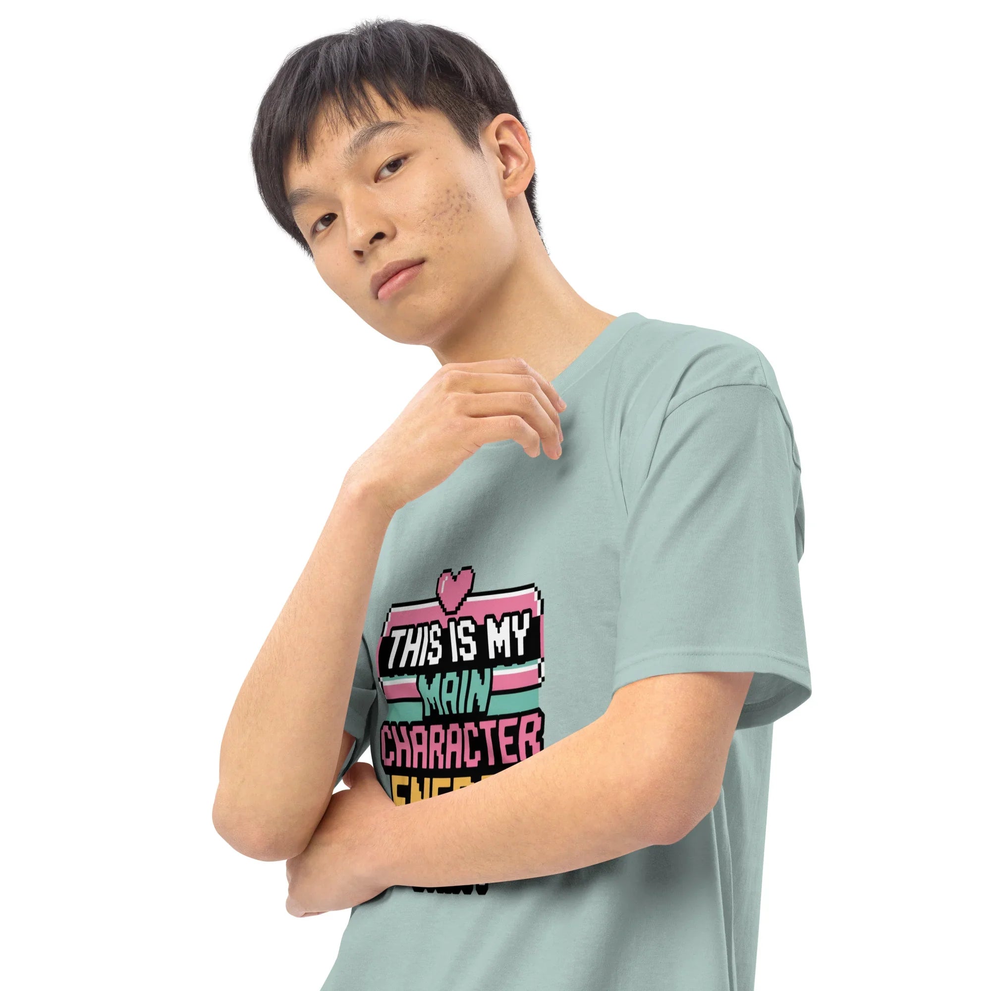 Main Character Energy Shirt – Pixel Gamer Vibes Tee - RaZits