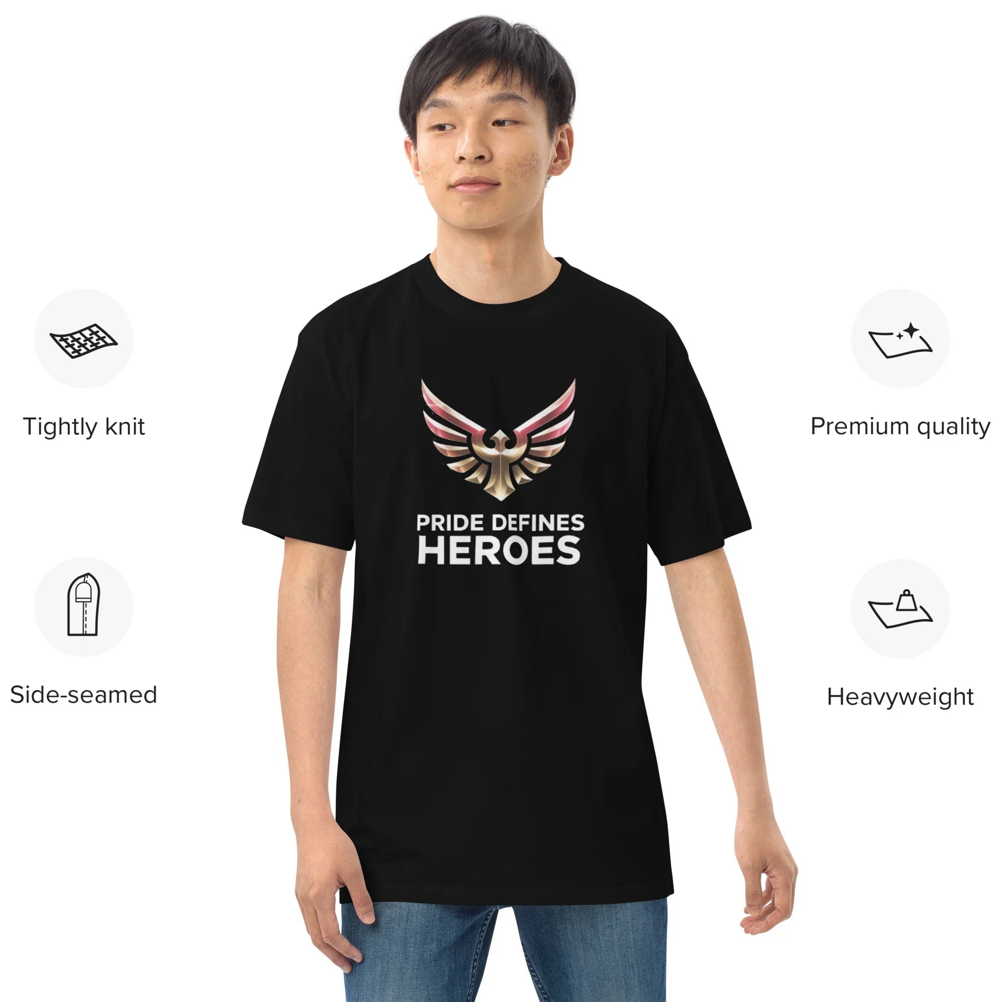 Pride Defines Heroes - Arena Brawler T-Shirt - RaZits