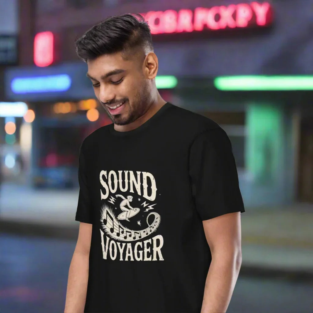 Sound Voyager – Retro Surf & Music Men’s Tee - RaZits