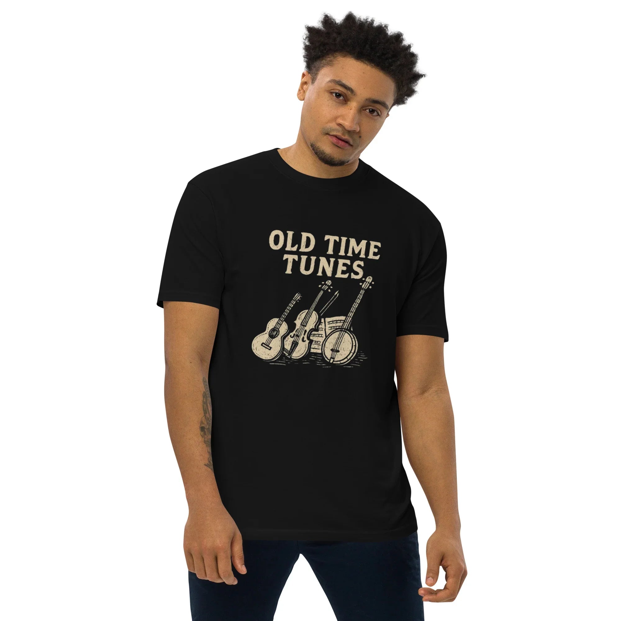 Old Time Tunes T-Shirt – Acoustic Folk Roots - RaZits