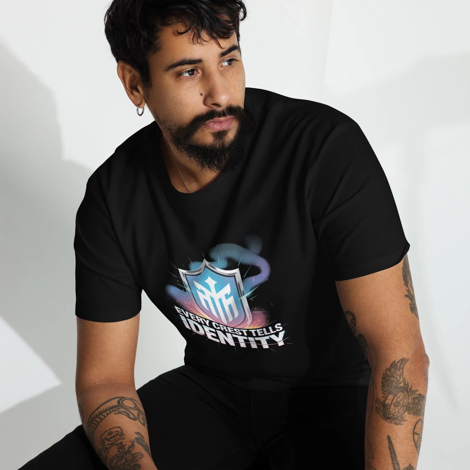 Every Crest Tells Identity – RPG Crest T-Shirt - RaZits