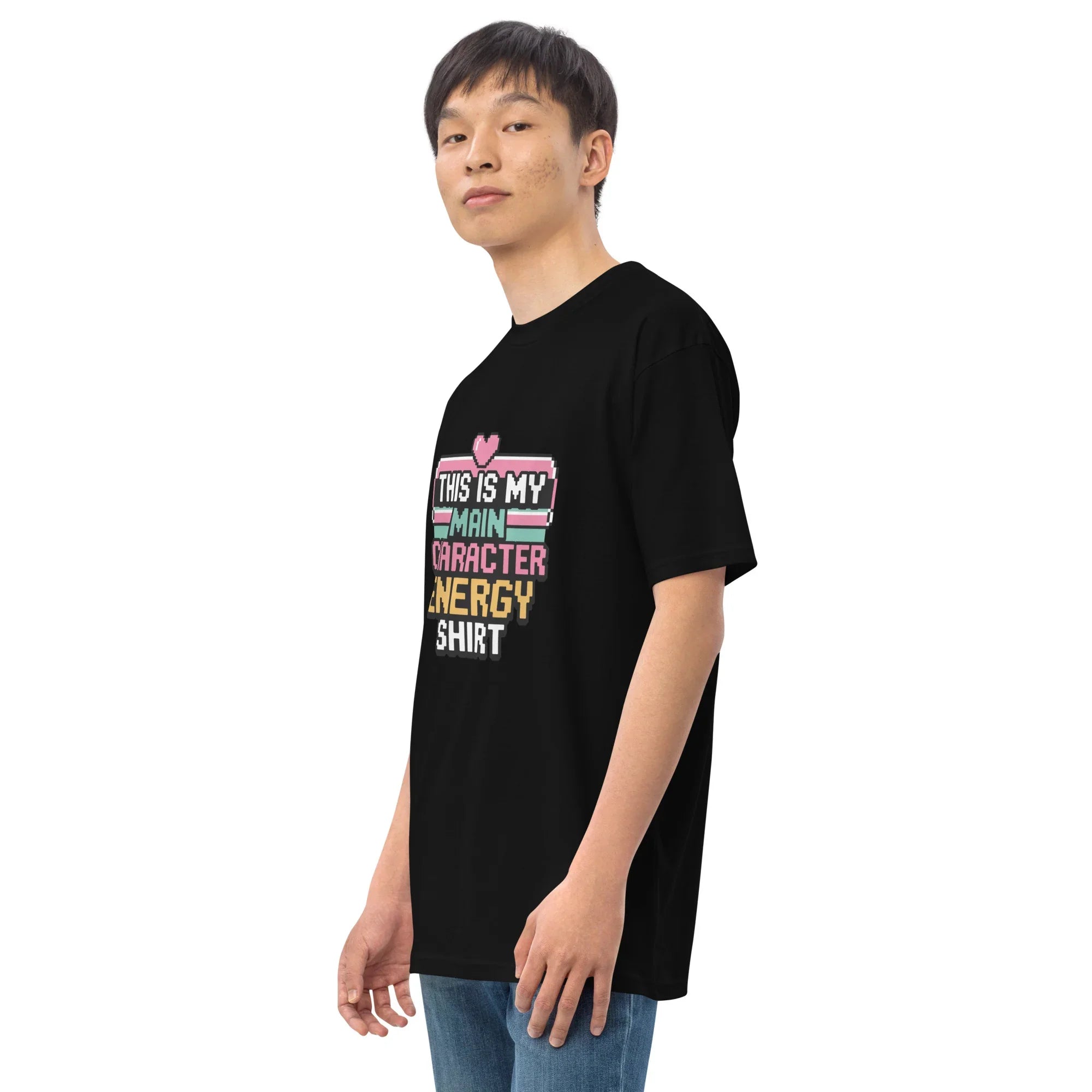 Main Character Energy Shirt – Pixel Gamer Vibes Tee - RaZits
