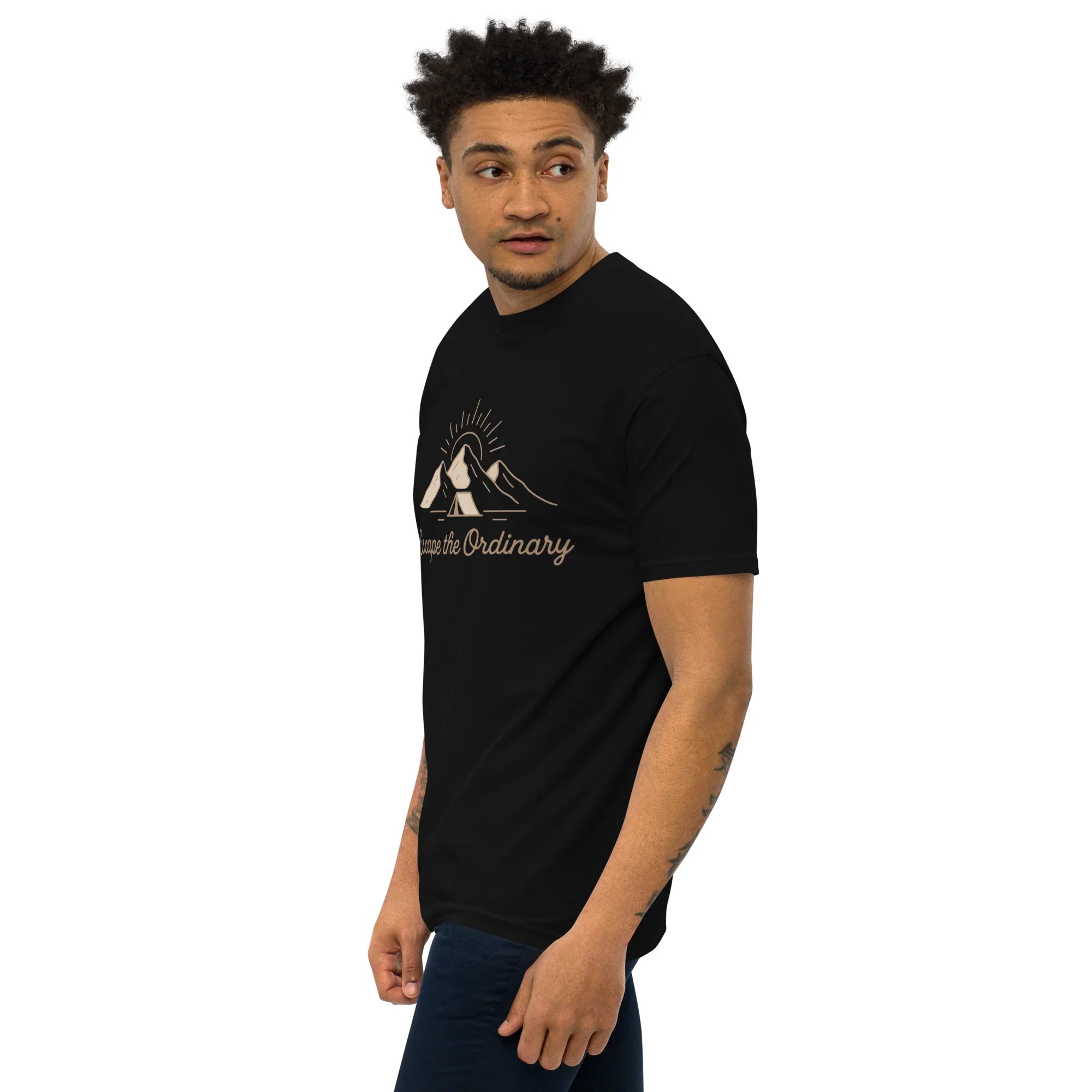 Escape the Ordinary Tee – Mountain Tent Graphic Shirt - RaZits
