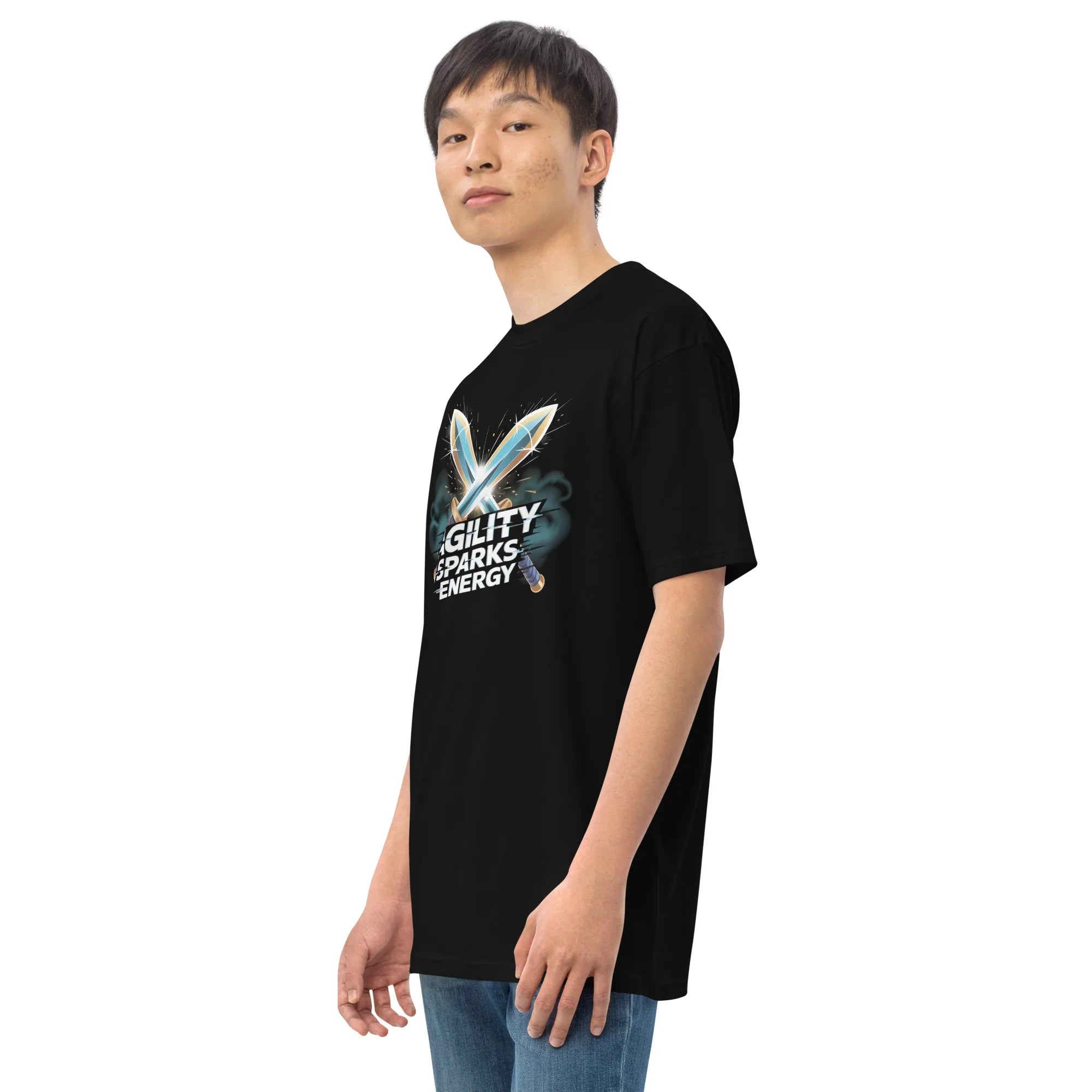 Agility Sparks Energy RPG T-Shirt – Action RPG Gear Apparel - RaZits