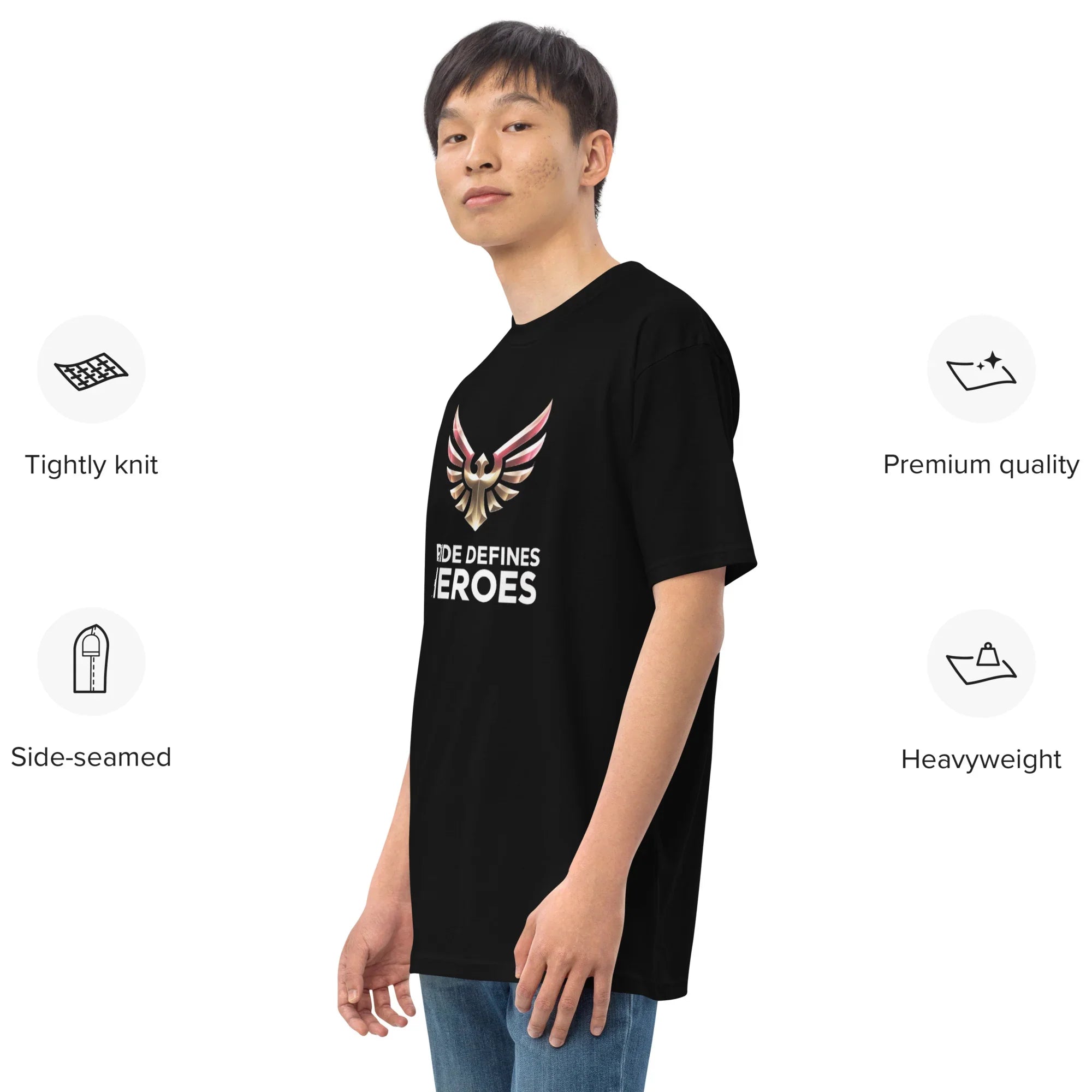 Pride Defines Heroes - Arena Brawler T-Shirt - RaZits