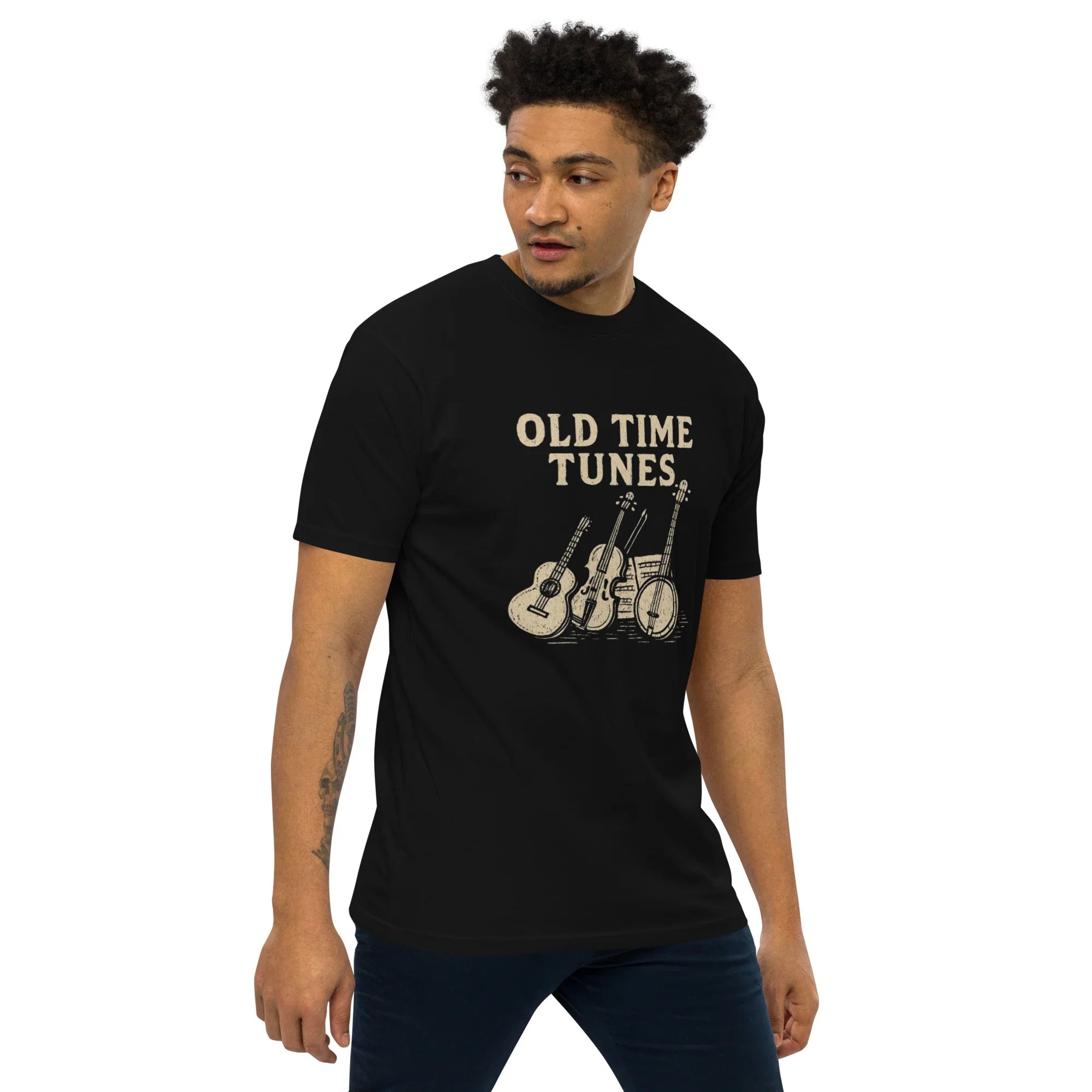 Old Time Tunes T-Shirt – Acoustic Folk Roots - RaZits