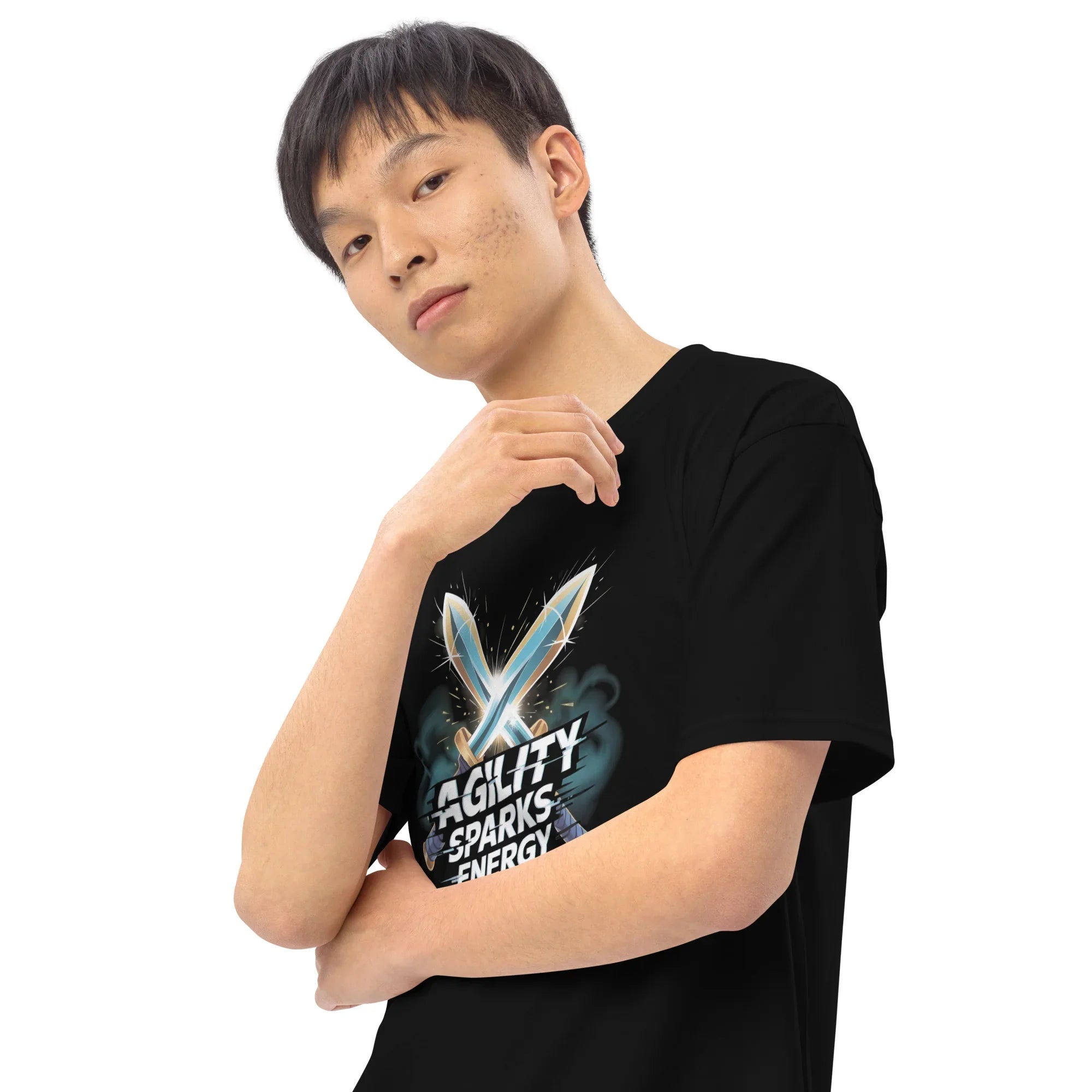 Agility Sparks Energy RPG T-Shirt – Action RPG Gear Apparel - RaZits