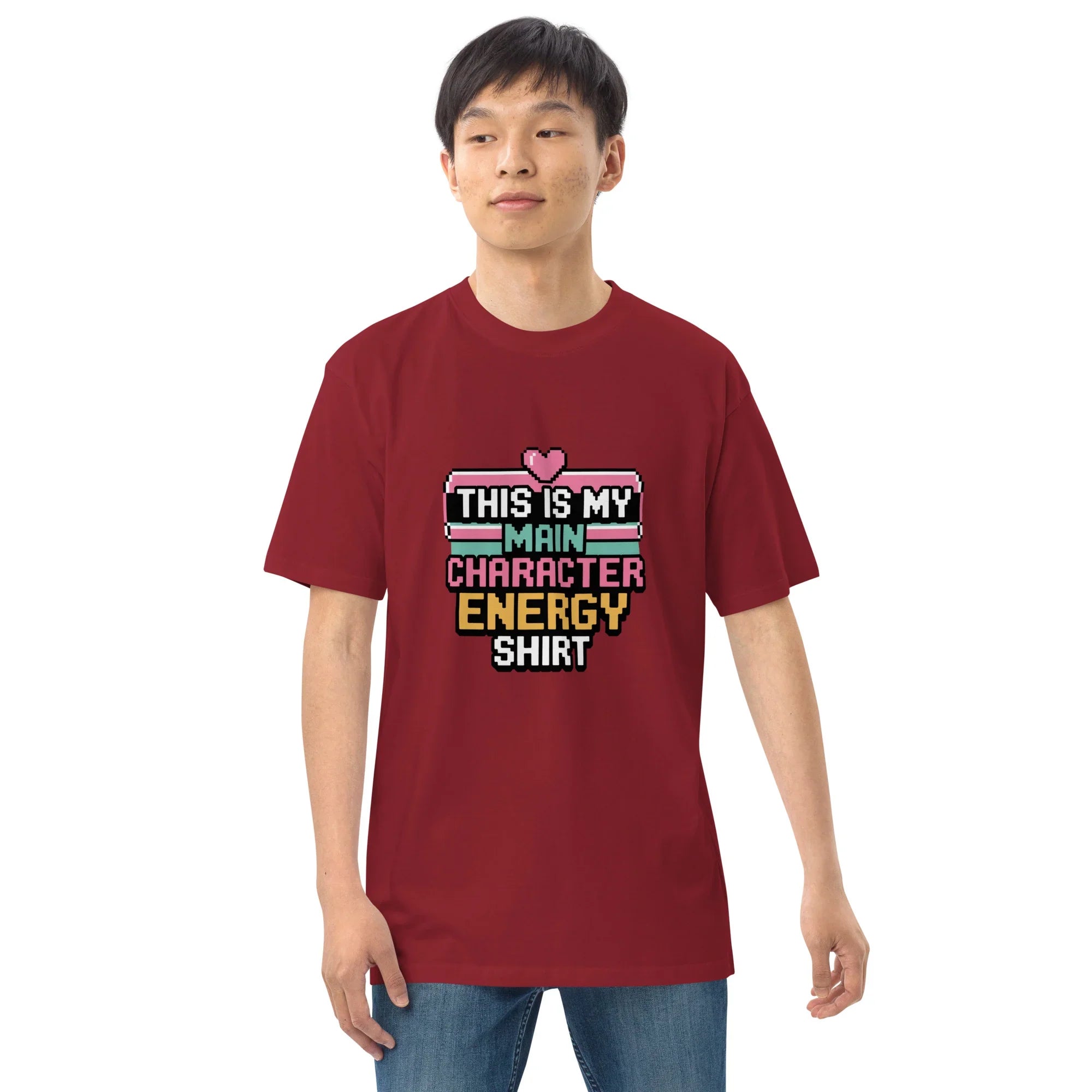 Main Character Energy Shirt – Pixel Gamer Vibes Tee - RaZits