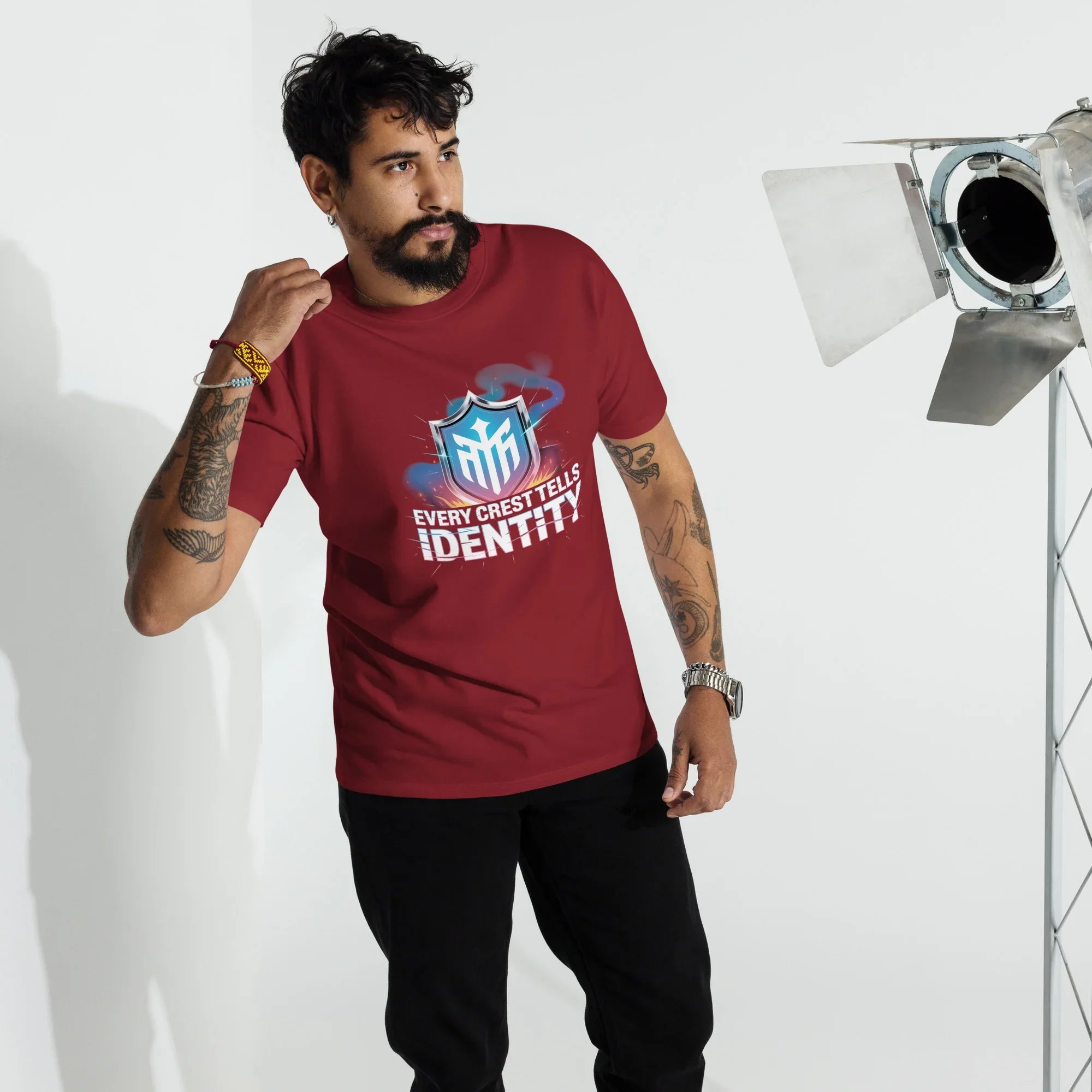 Every Crest Tells Identity – RPG Crest T-Shirt - RaZits