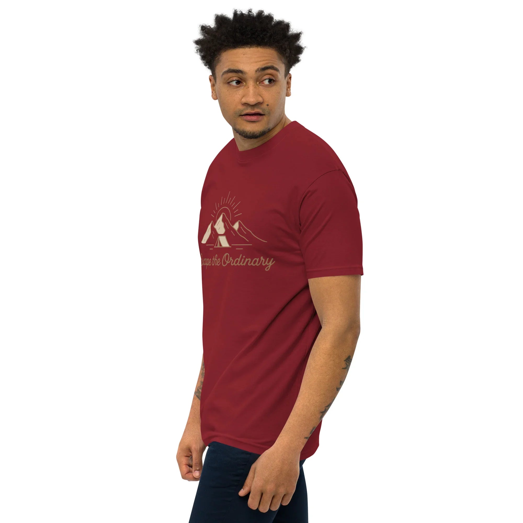 Escape the Ordinary Tee – Mountain Tent Graphic Shirt - RaZits