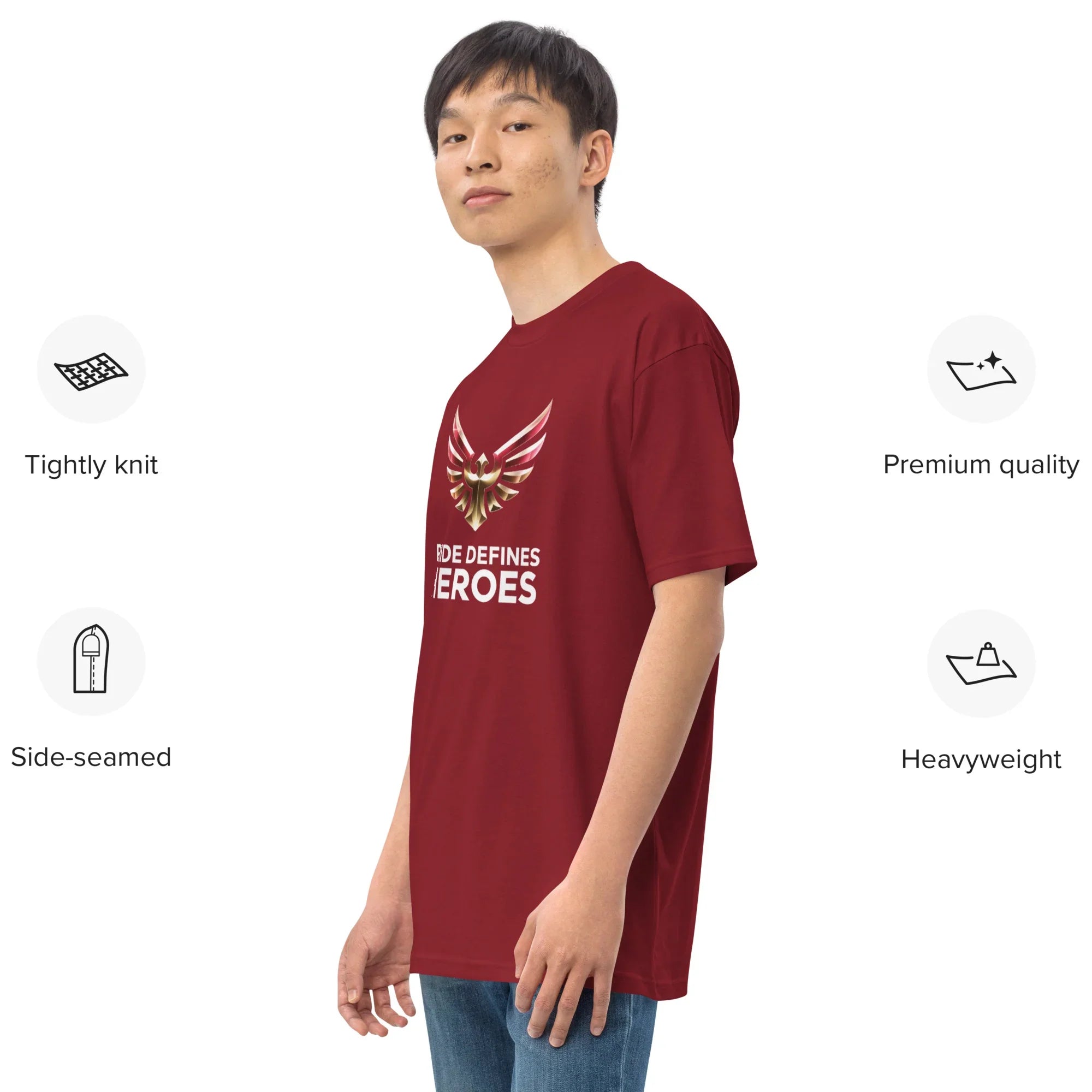 Pride Defines Heroes - Arena Brawler T-Shirt - RaZits