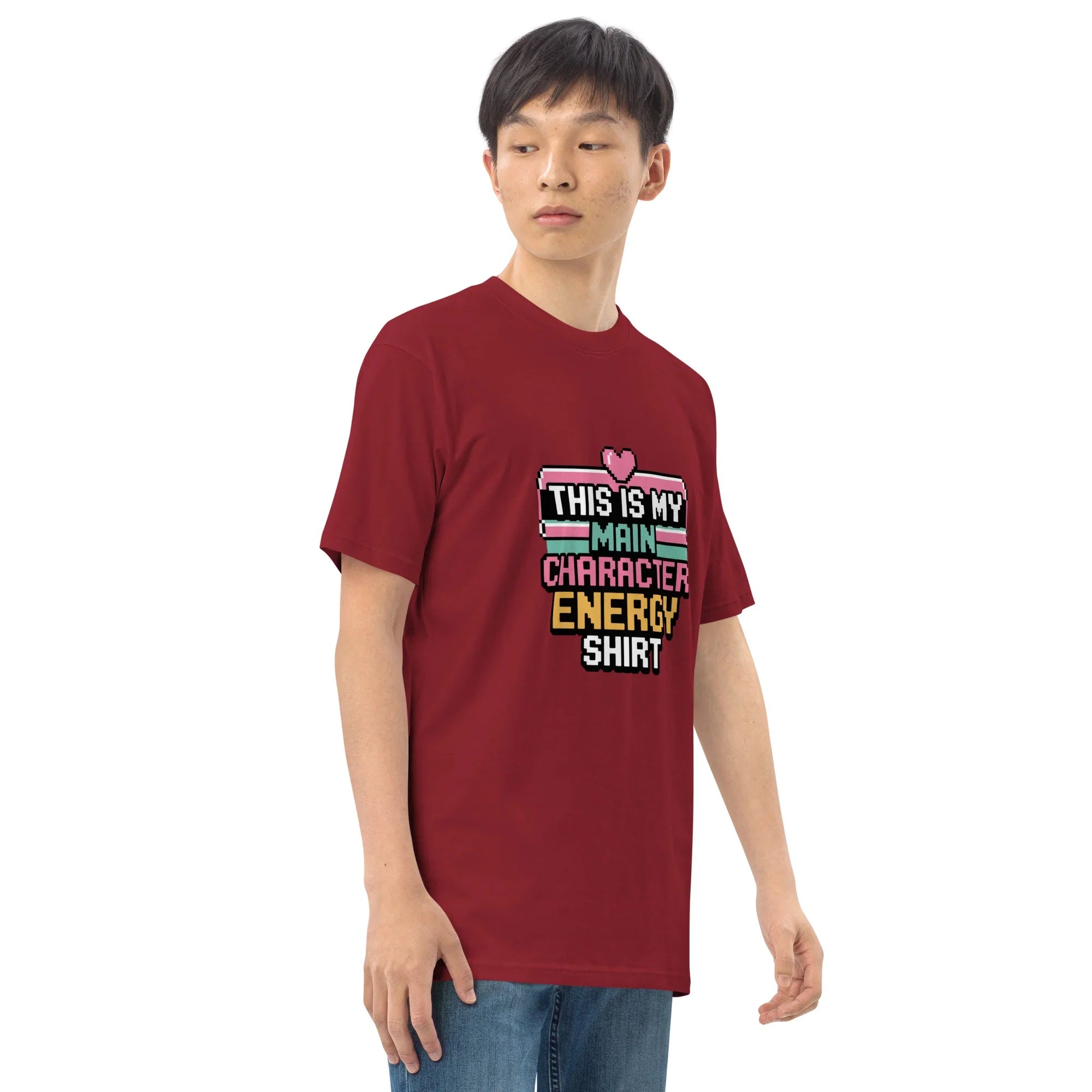 Main Character Energy Shirt – Pixel Gamer Vibes Tee - RaZits
