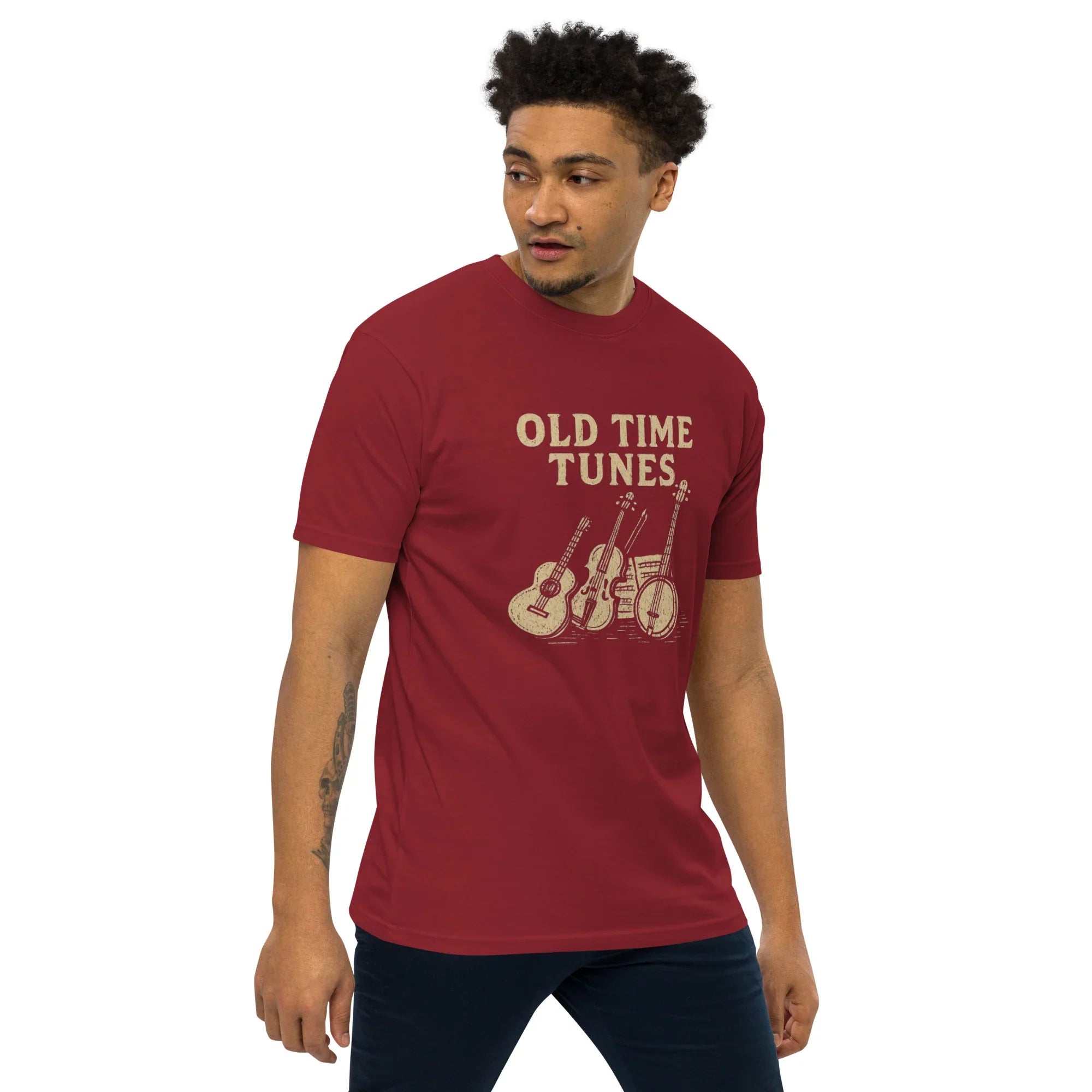 Old Time Tunes T-Shirt – Acoustic Folk Roots - RaZits