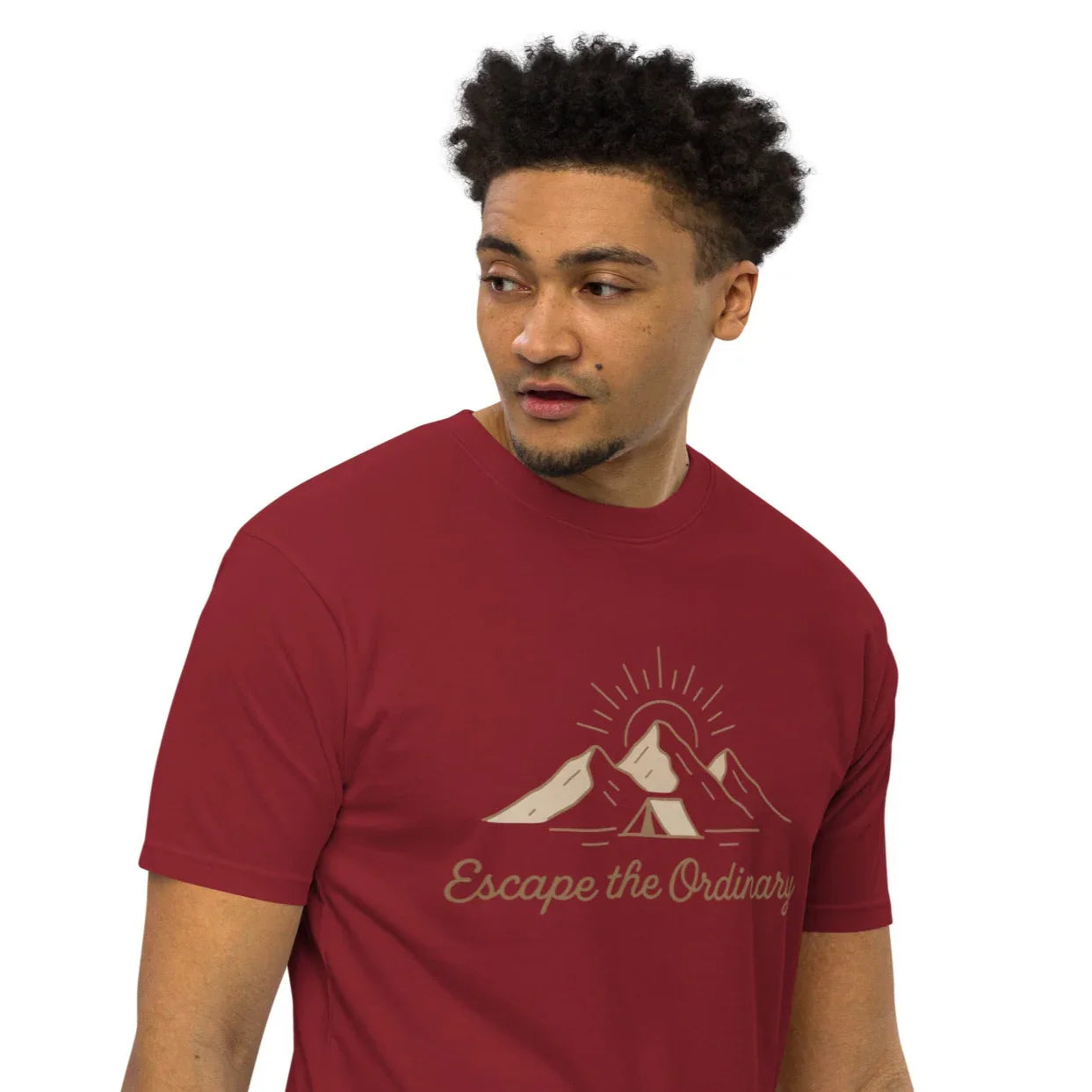 Escape the Ordinary Tee – Mountain Tent Graphic Shirt - RaZits