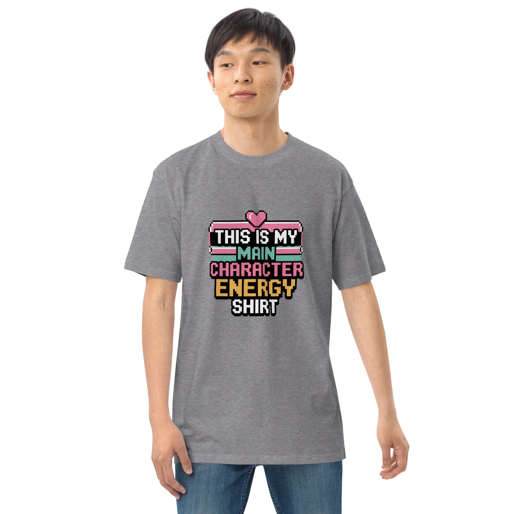 Main Character Energy Shirt – Pixel Gamer Vibes Tee - RaZits