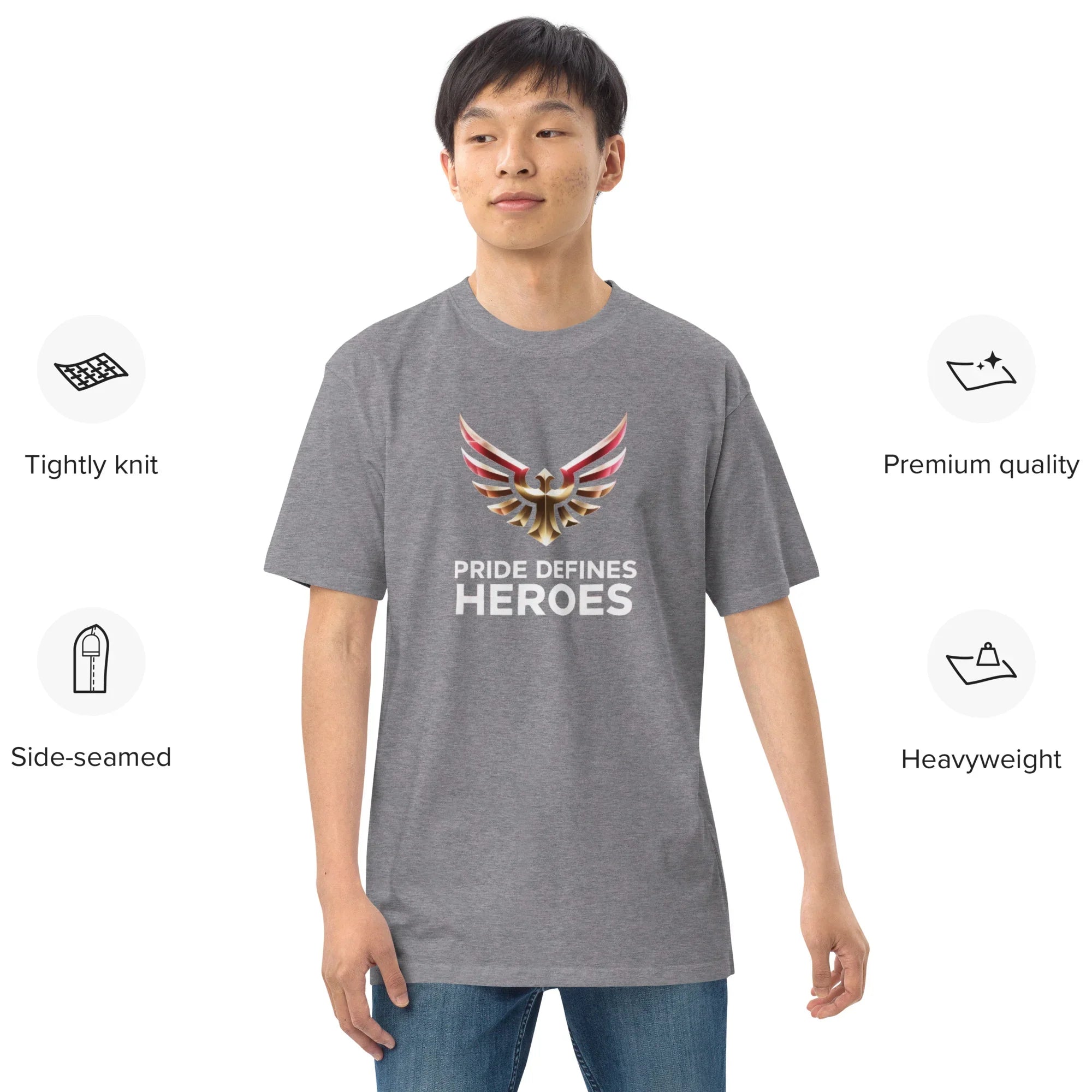 Pride Defines Heroes - Arena Brawler T-Shirt - RaZits