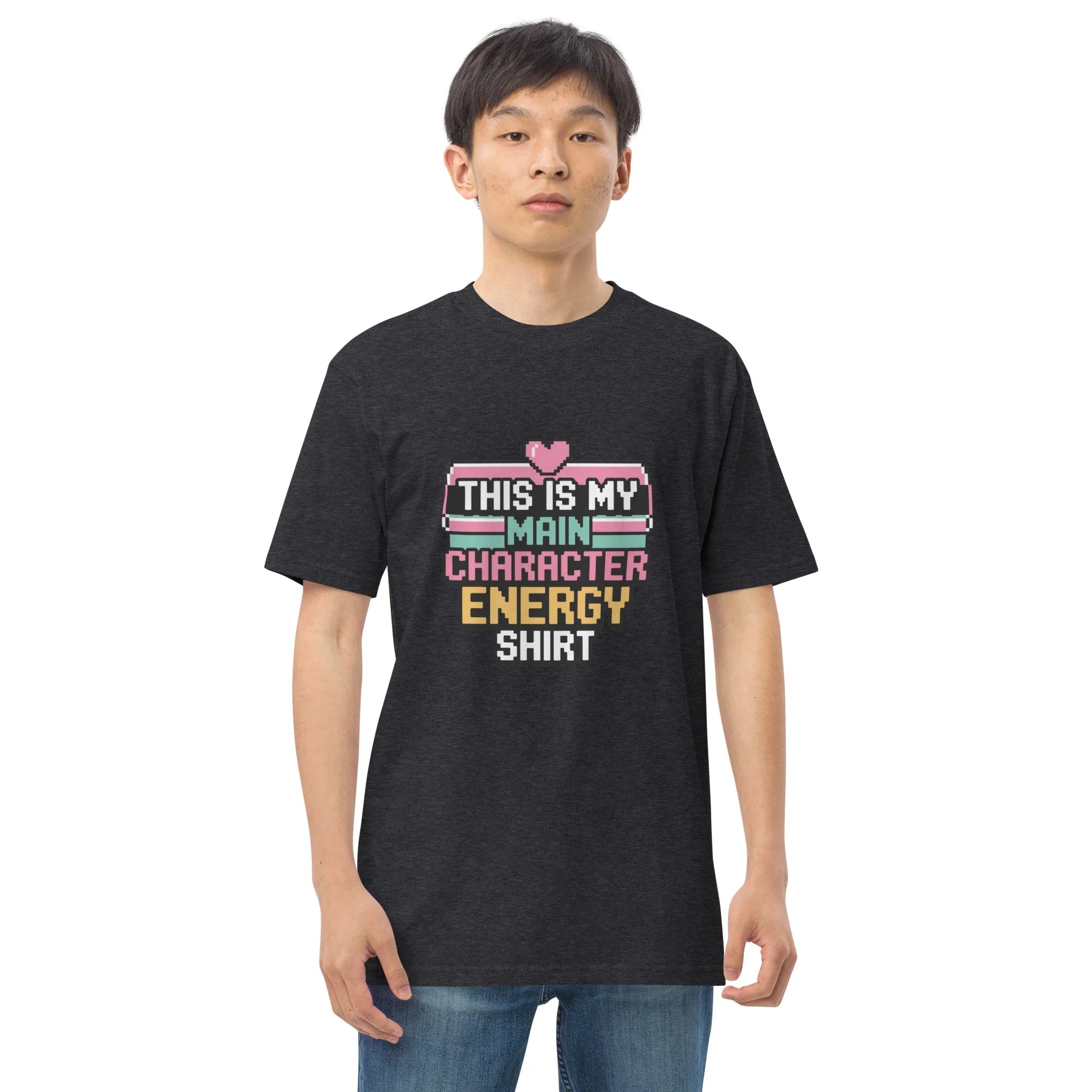 Main Character Energy Shirt – Pixel Gamer Vibes Tee - RaZits