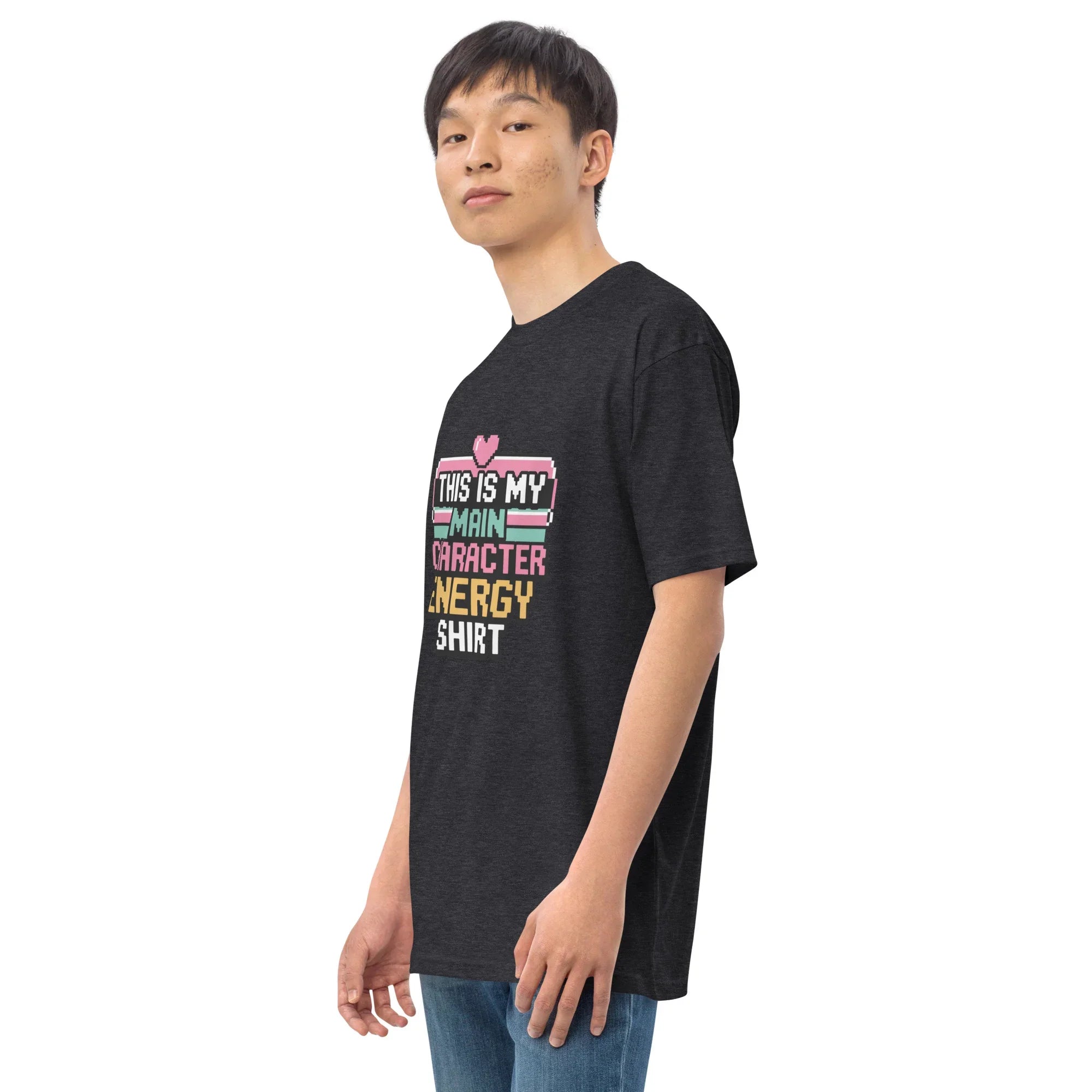 Main Character Energy Shirt – Pixel Gamer Vibes Tee - RaZits
