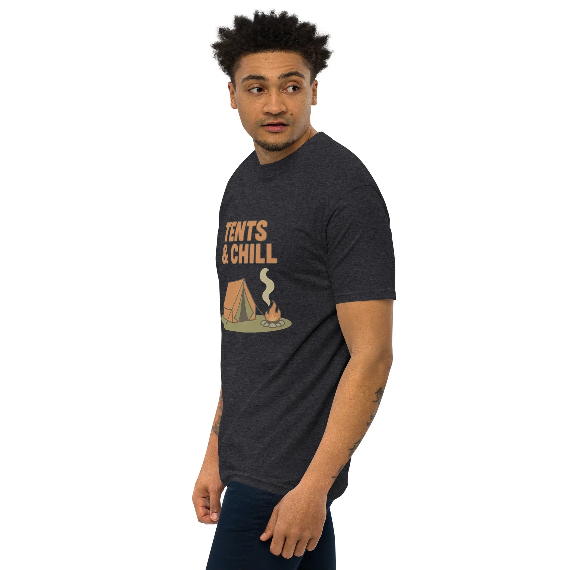 Tents & Chill Tee – Cozy Campfire Graphic Shirt - RaZits