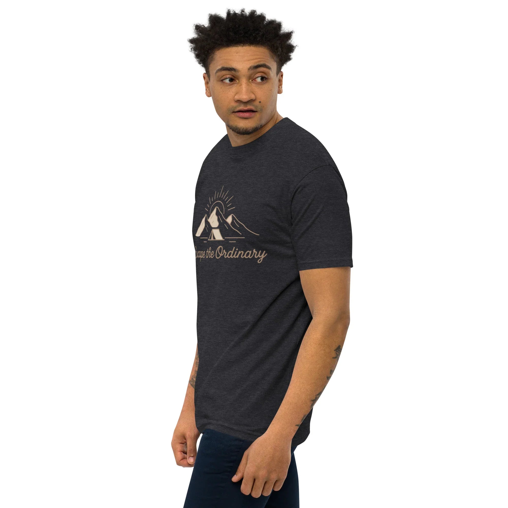 Escape the Ordinary Tee – Mountain Tent Graphic Shirt - RaZits