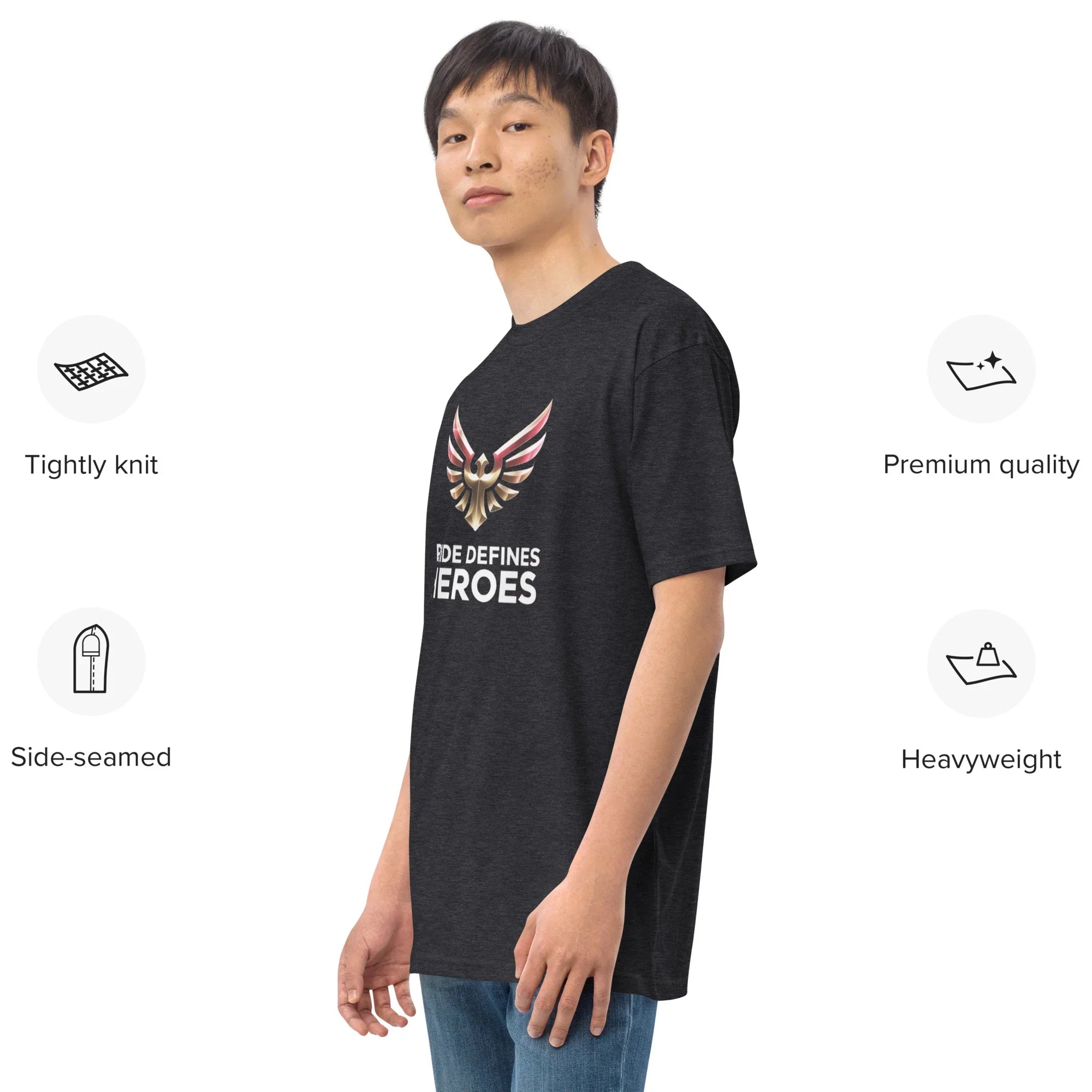 Pride Defines Heroes - Arena Brawler T-Shirt - RaZits