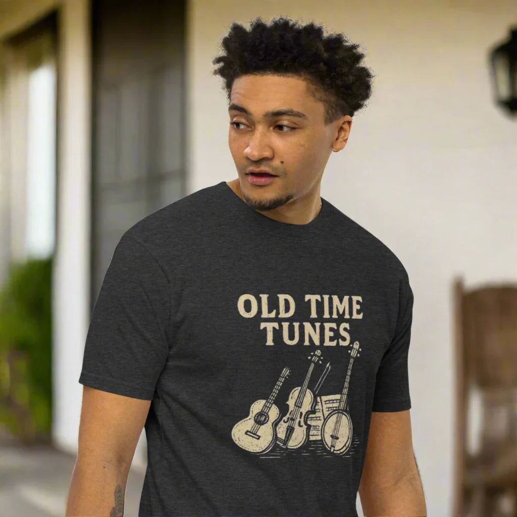 Old Time Tunes T-Shirt – Acoustic Folk Roots - RaZits
