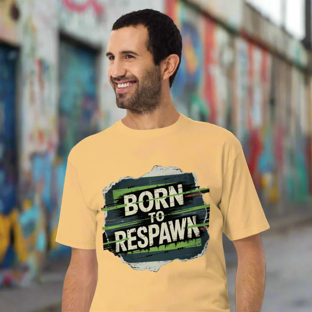 Born to Respawn Shirt – Hardcore Gamer Comeback Tee - RaZits