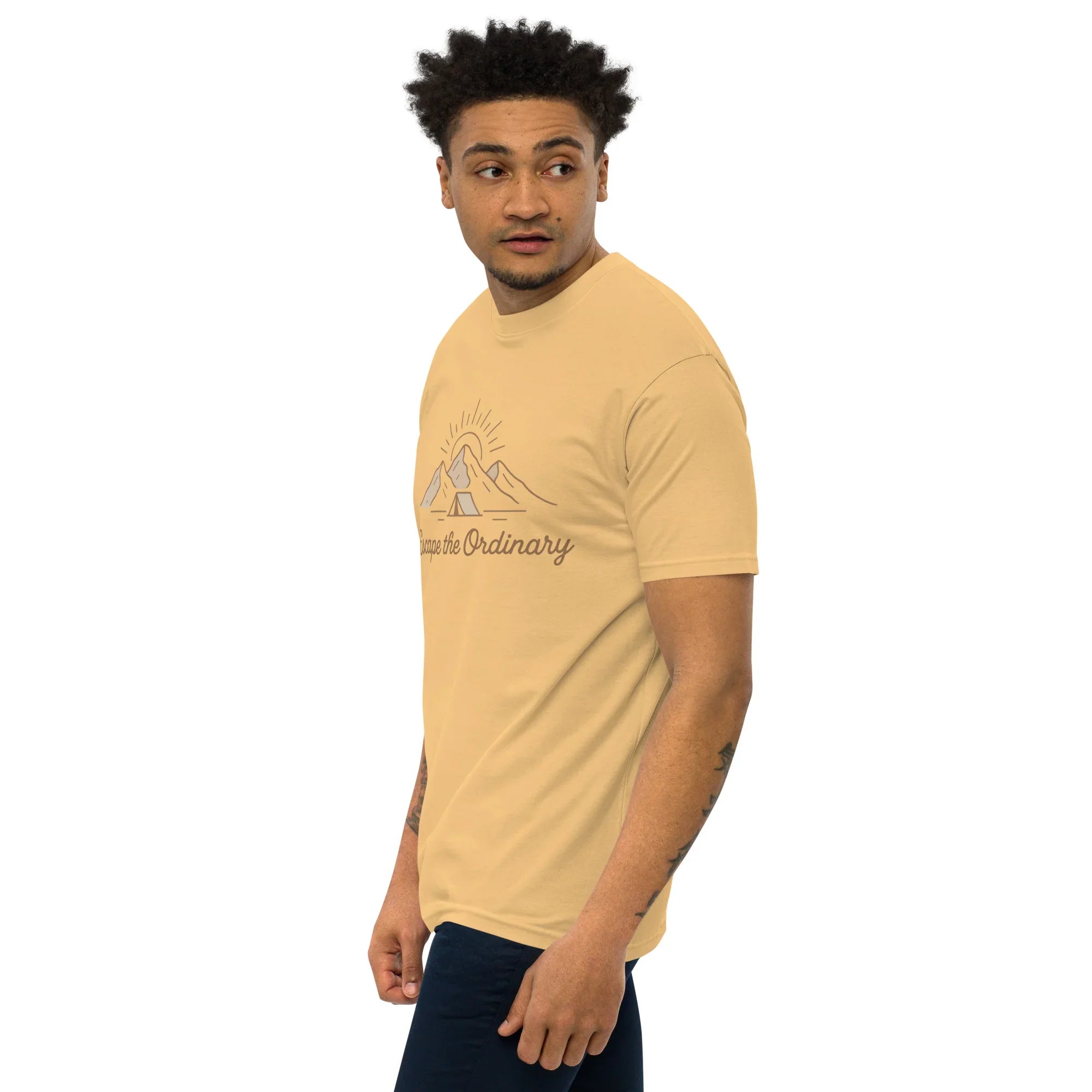 Escape the Ordinary Tee – Mountain Tent Graphic Shirt - RaZits