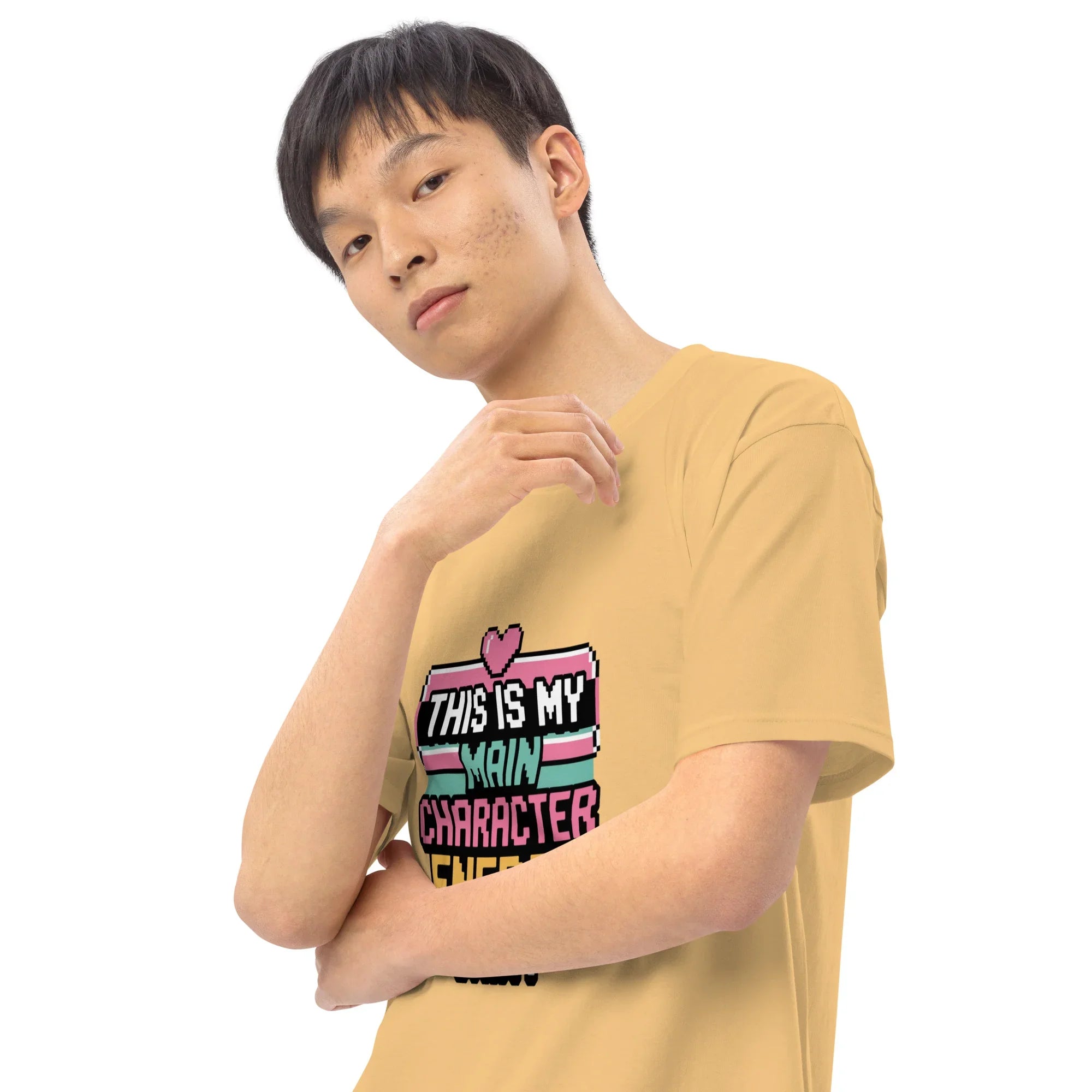 Main Character Energy Shirt – Pixel Gamer Vibes Tee - RaZits