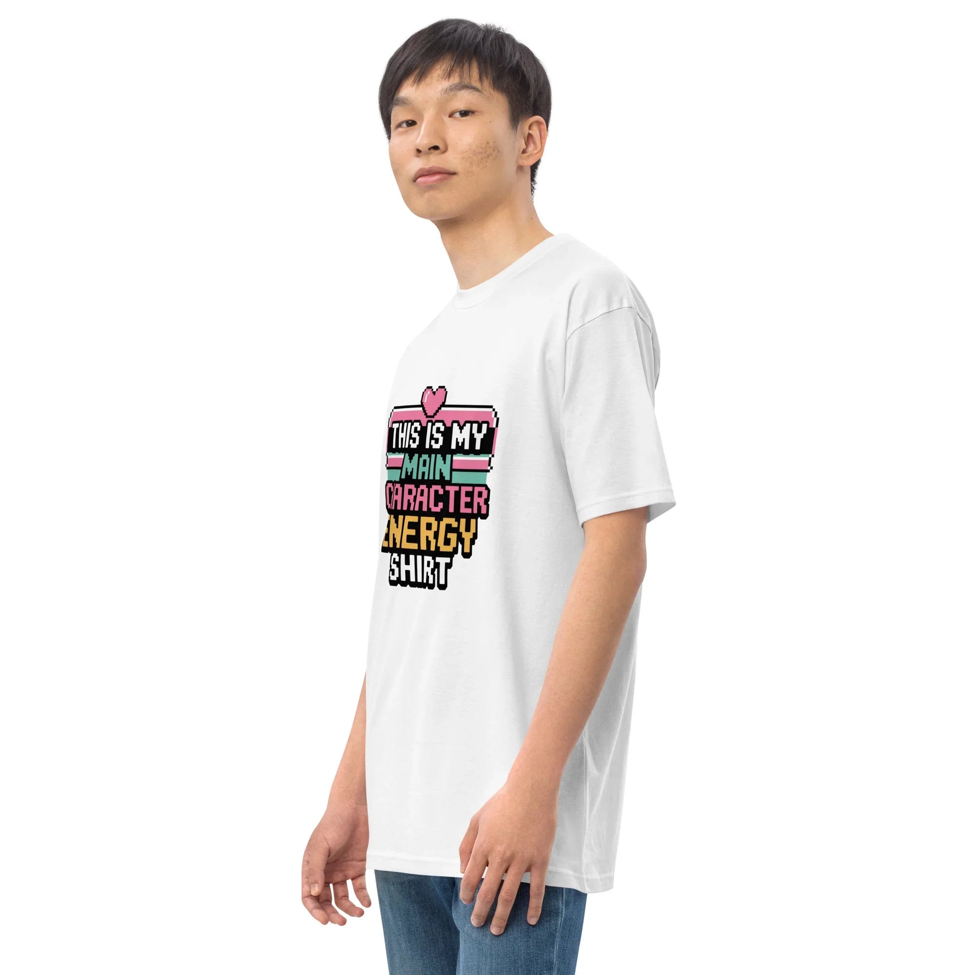 Main Character Energy Shirt – Pixel Gamer Vibes Tee - RaZits