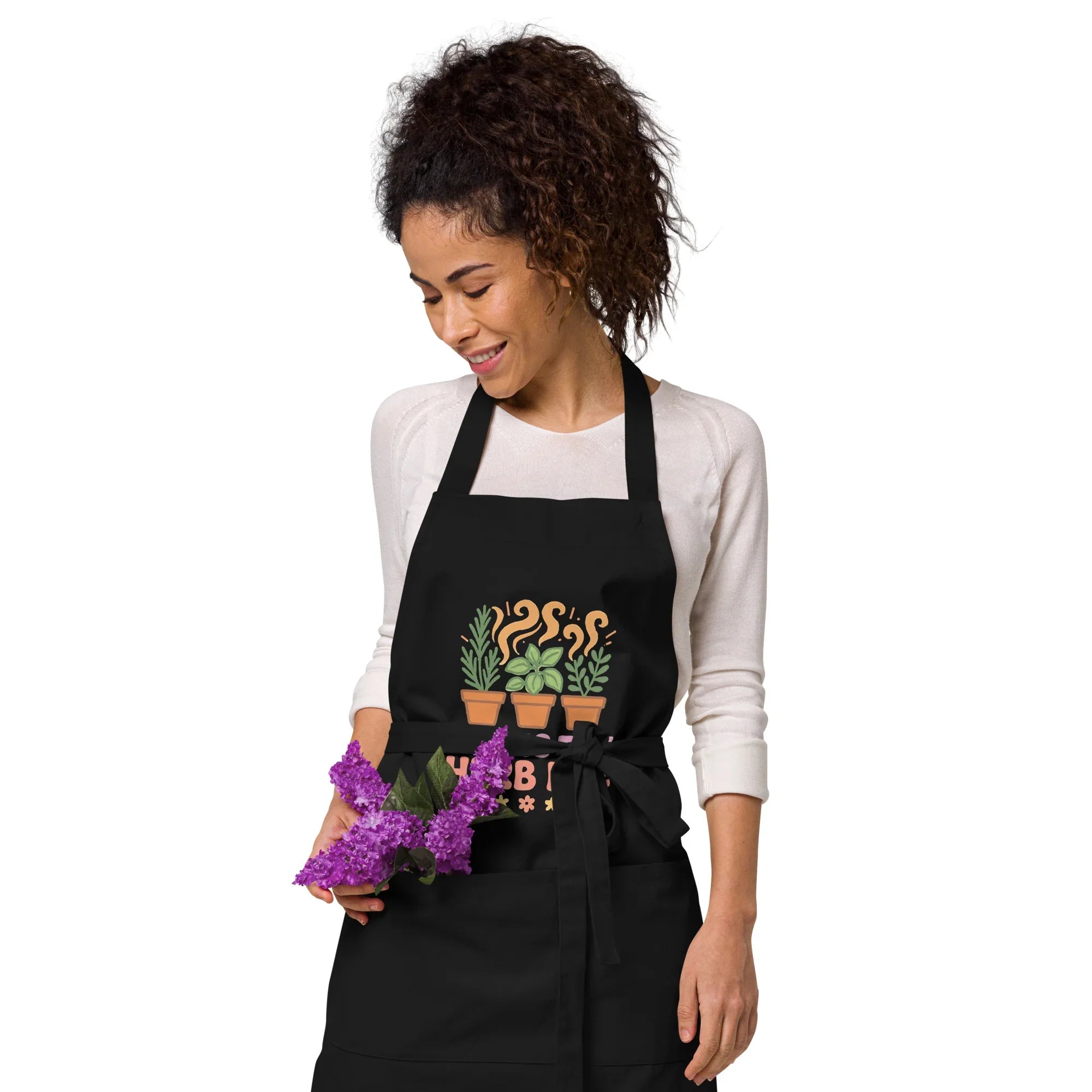 Living the Herb Life Organic Cotton Apron - RaZits