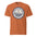 Acadia National Park vintage lighthouse badge t-shirt in yam, front view of the garment-dyed heavyweight tee