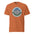 Rocky Mountain National Park vintage Longs Peak badge t-shirt in yam, front view of the garment-dyed heavyweight tee