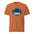 Death Valley National Park vintage night sky badge t-shirt in yam, front view of the garment-dyed heavyweight tee