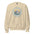 Yosemite National Park vintage badge crewneck sweatshirt in sand, front view