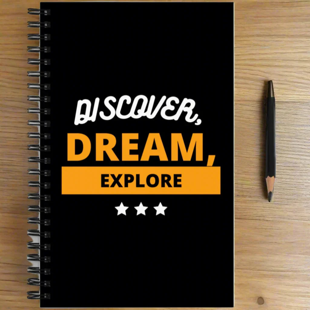 Discover Dream Explore Notebook – Adventure Travel Journal - RaZits